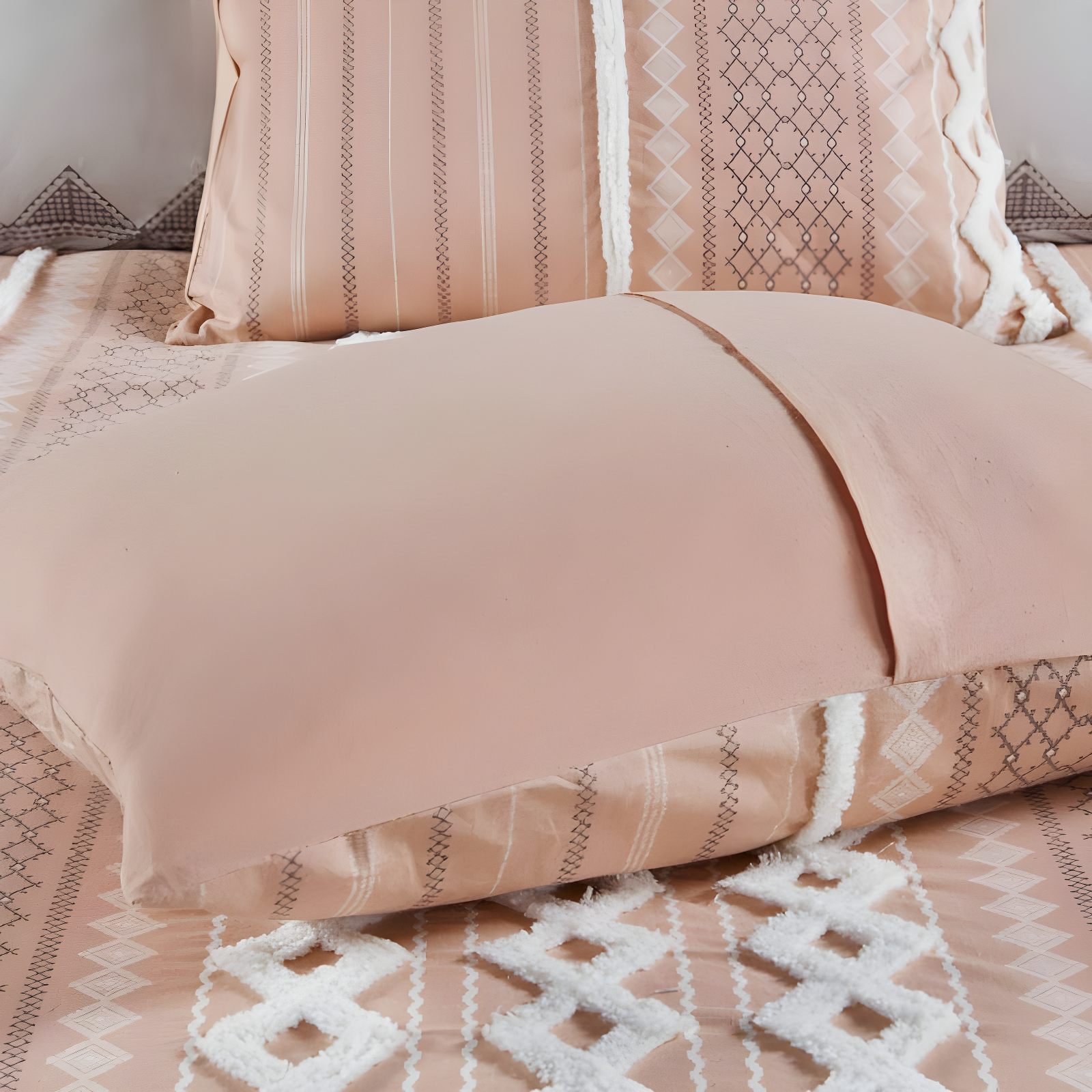 INK+IVY Imani Cotton Printed Duvet Cover Set