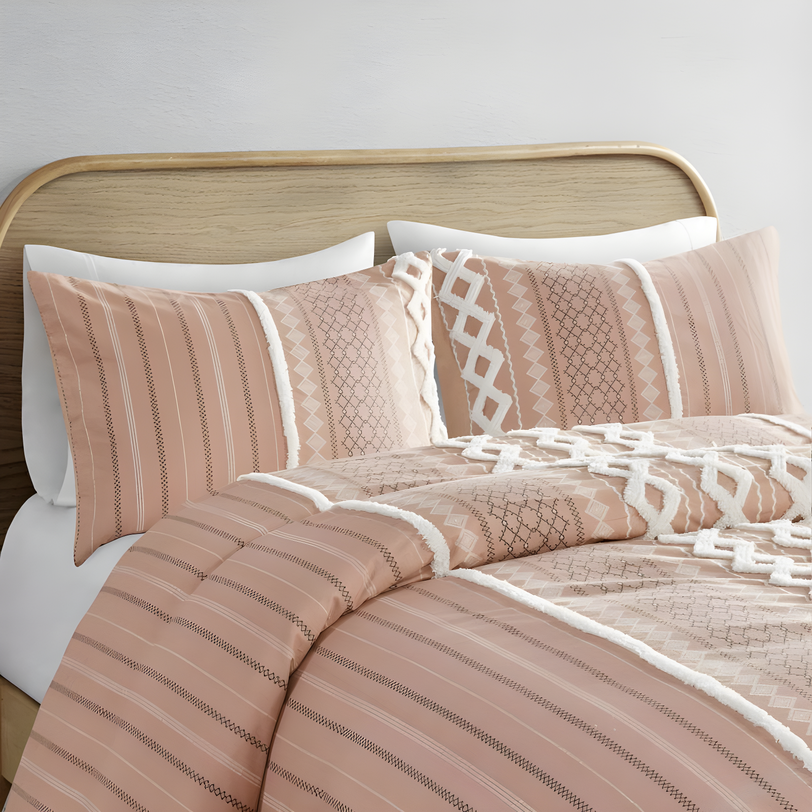 INK+IVY Imani Cotton Printed Duvet Cover Set