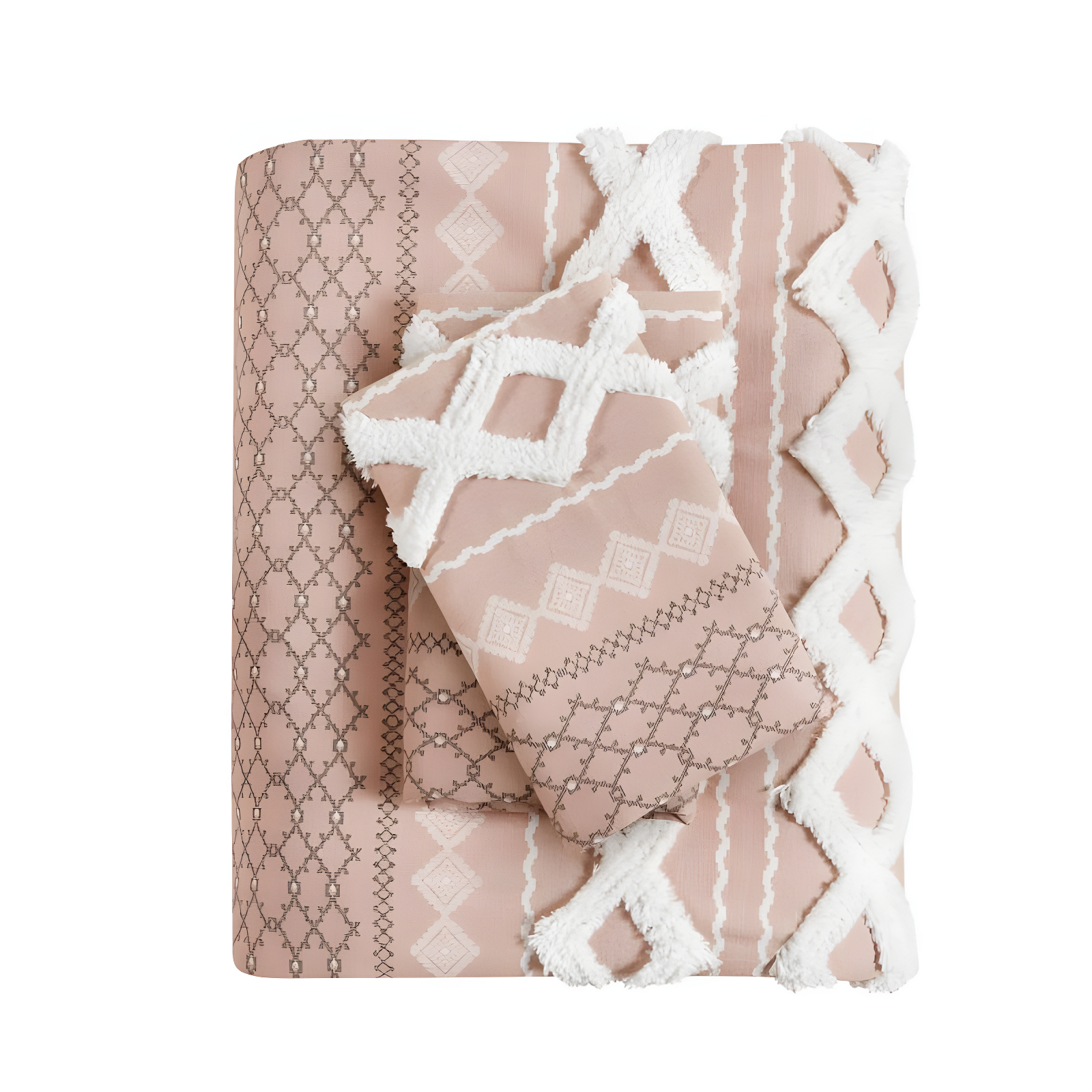 INK+IVY Imani Cotton Printed Duvet Cover Set