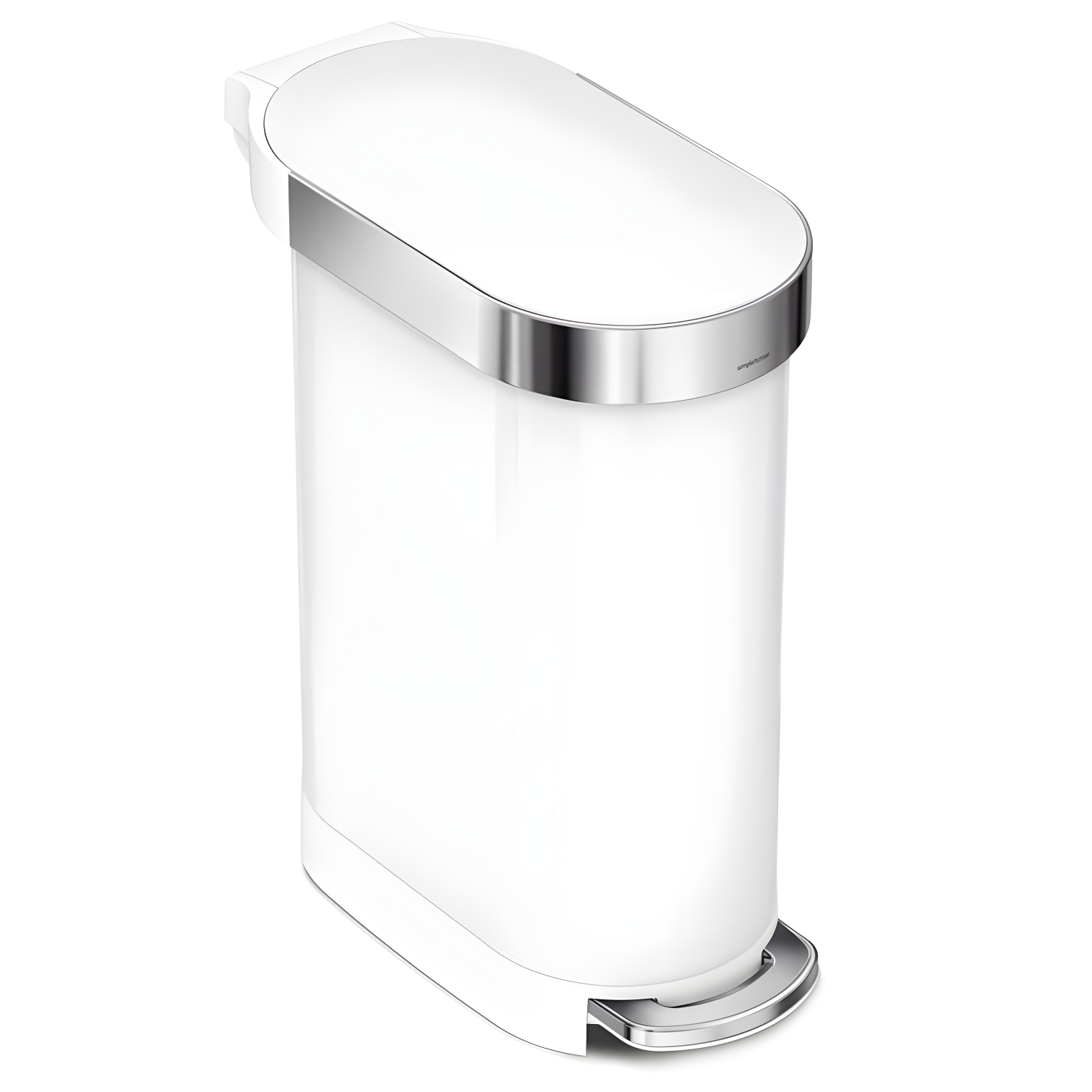 simplehuman 45 Liter / 12 Gallon Slim Hands-Free Kitchen Step Trash Can