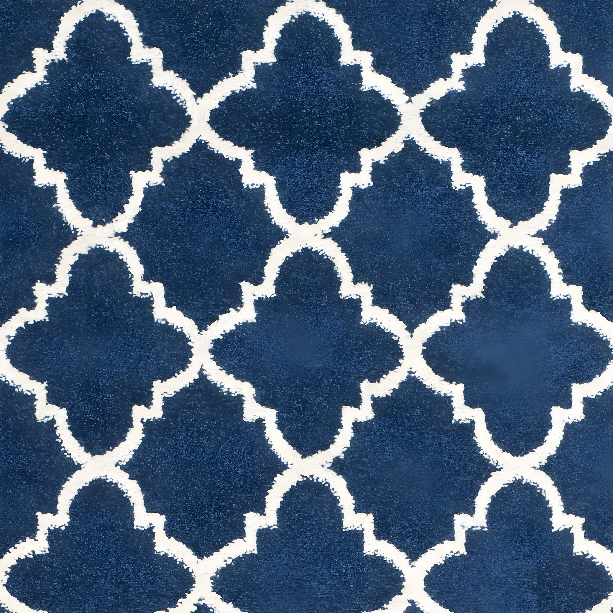 Amherst AMT422 Power Loomed Indoor Area Rug - Navy/Beige - 4'x6' - Safavieh