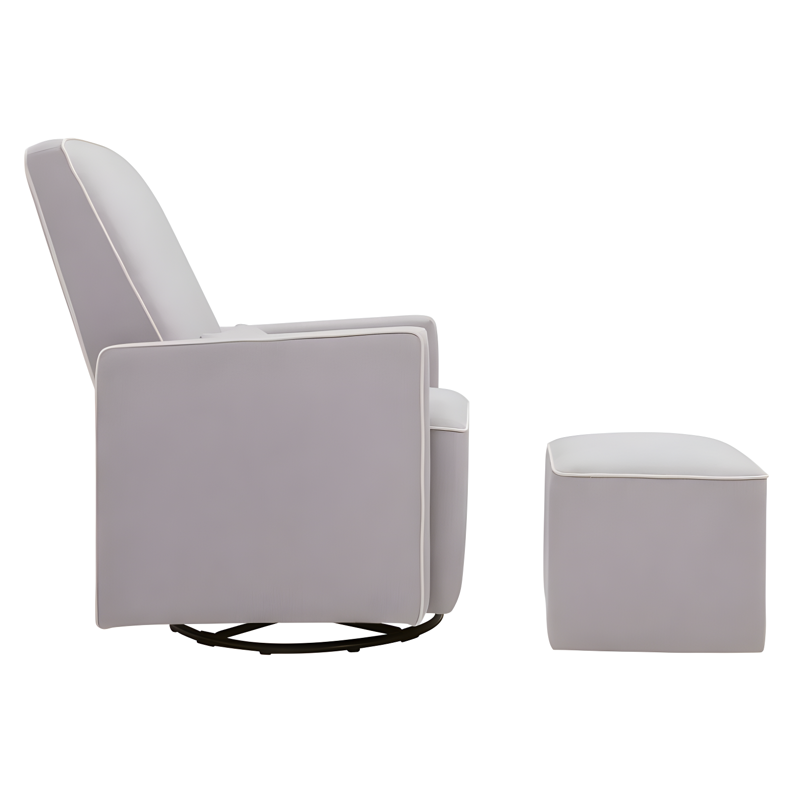 daVinci Olive Swivel Glider with Ottoman