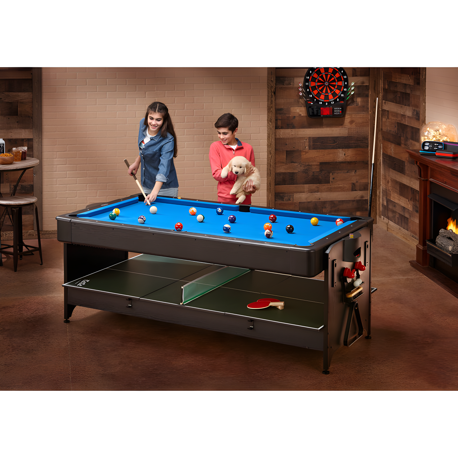 Fat Cat Fat Cat Original 3 in 1 87 Pockey Multi-Game Table