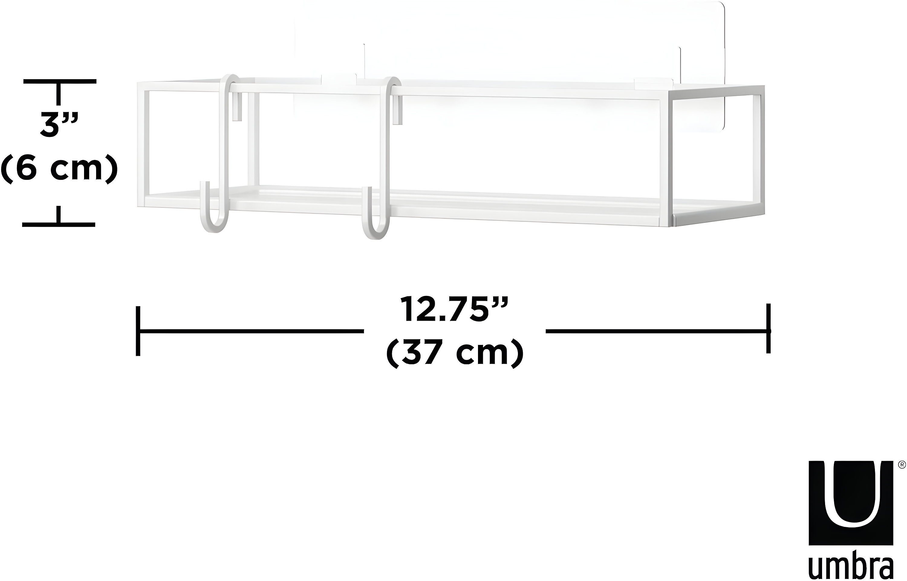 Umbra Cubiko Adhesive Shower Caddy