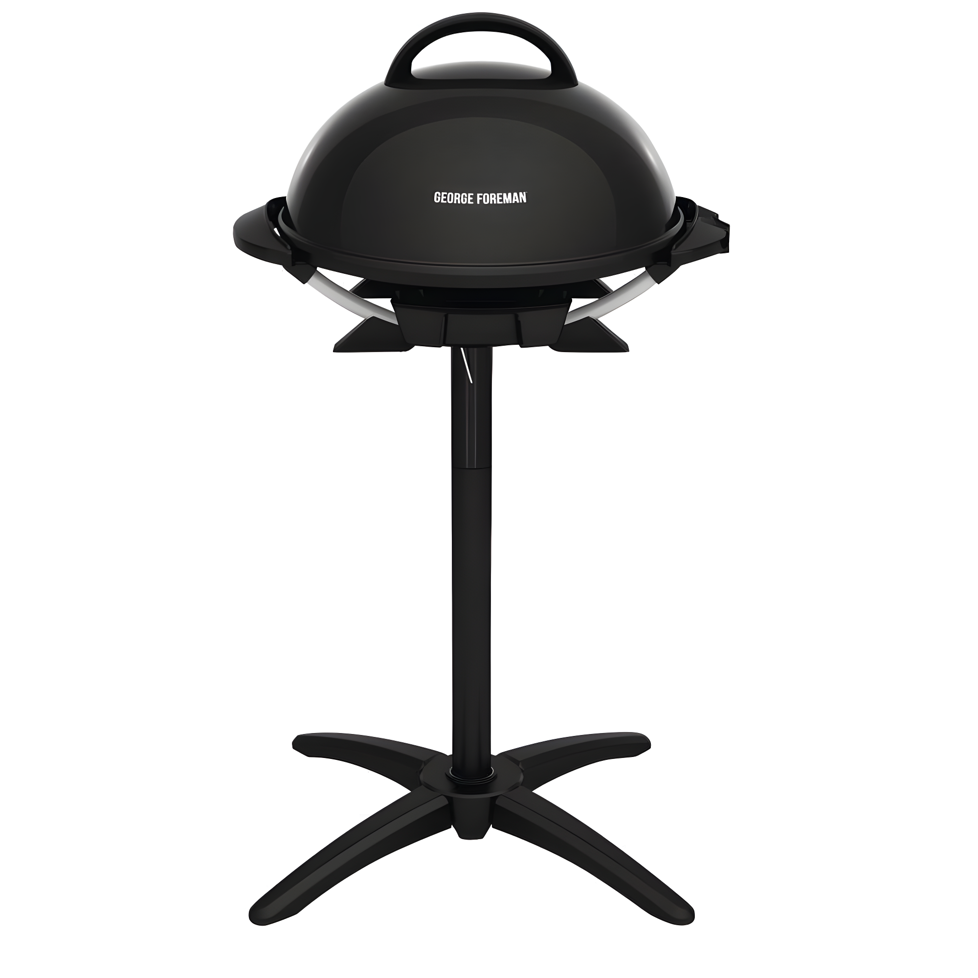 George Foreman George Foreman Indoor/Outdoor Electric Patio Grill, Apartment Approved, 15-Serving, Removable Stand, Black