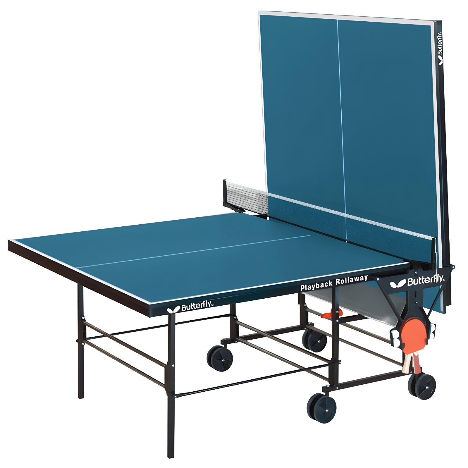 Butterfly Playback 19 Rollaway Regulation Size Foldable Indoor Table Tennis Table (19mm Thick)