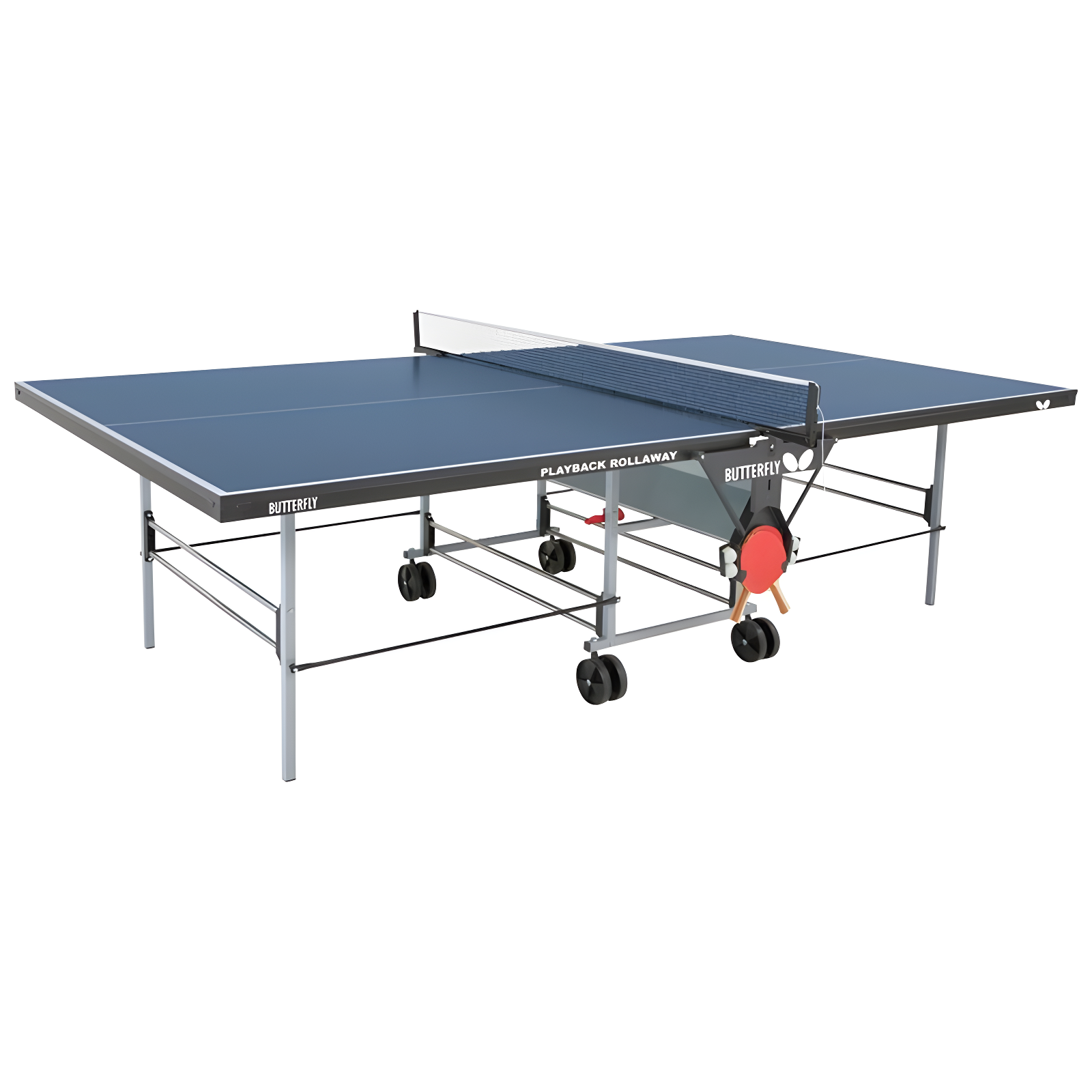 Butterfly Playback 19 Rollaway Regulation Size Foldable Indoor Table Tennis Table (19mm Thick)