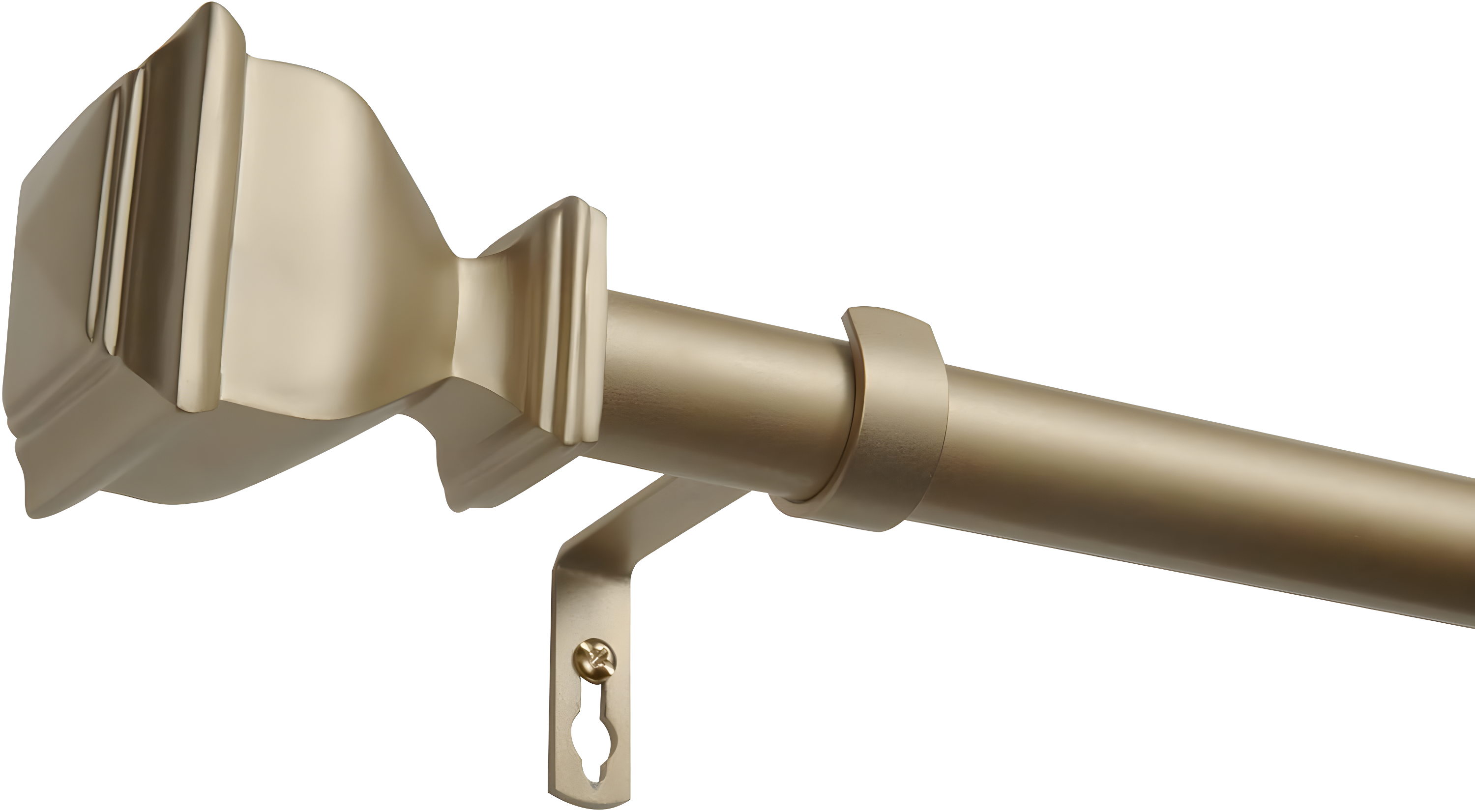 Exclusive Home 66"-120" Napoleon Curtain Rod - Gold