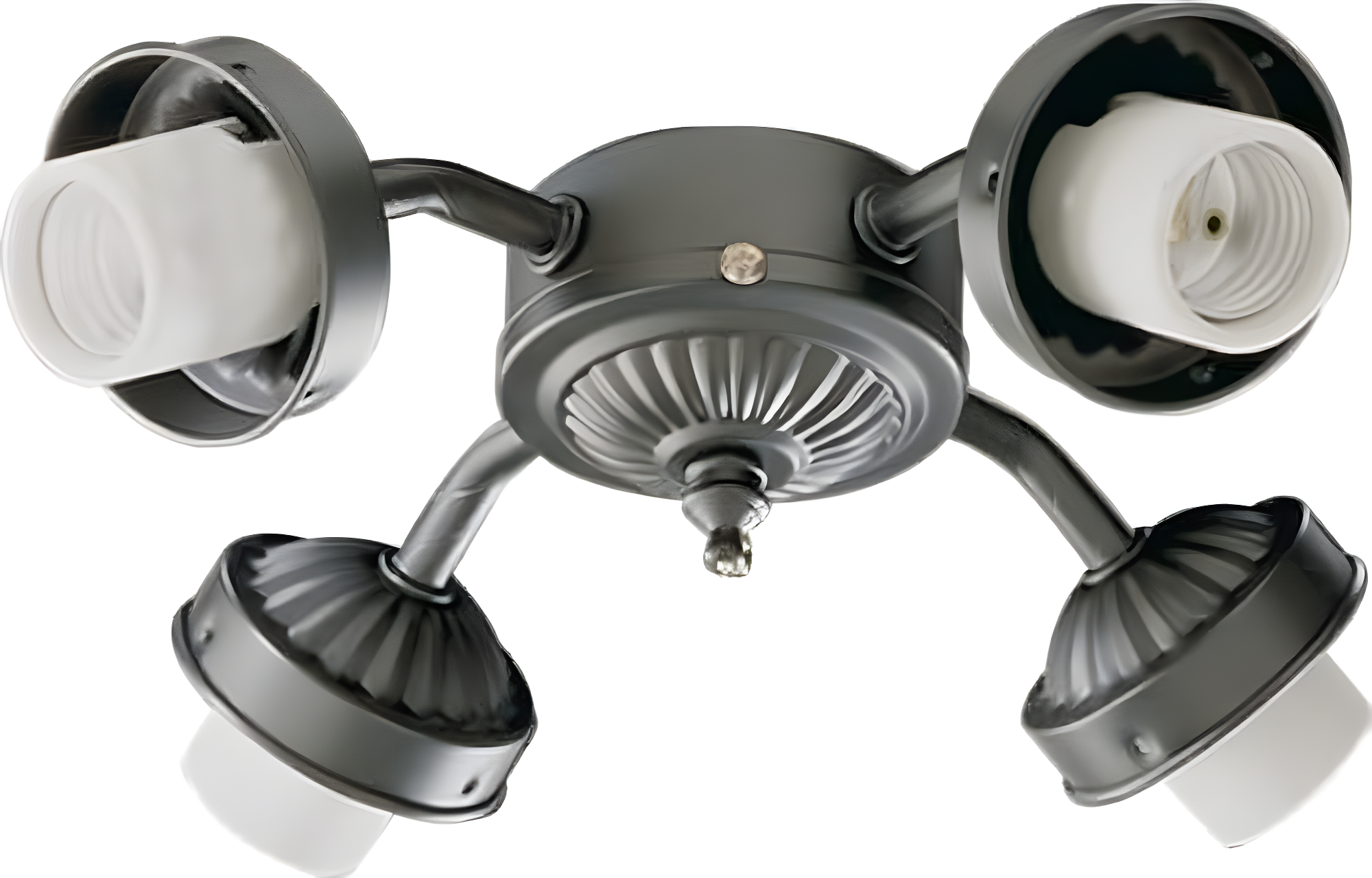 Accessory 10 Inch 36W 4 Led Ceiling Fan Light Kit-Matte Black Finish Quorum Lighting 2444-8059