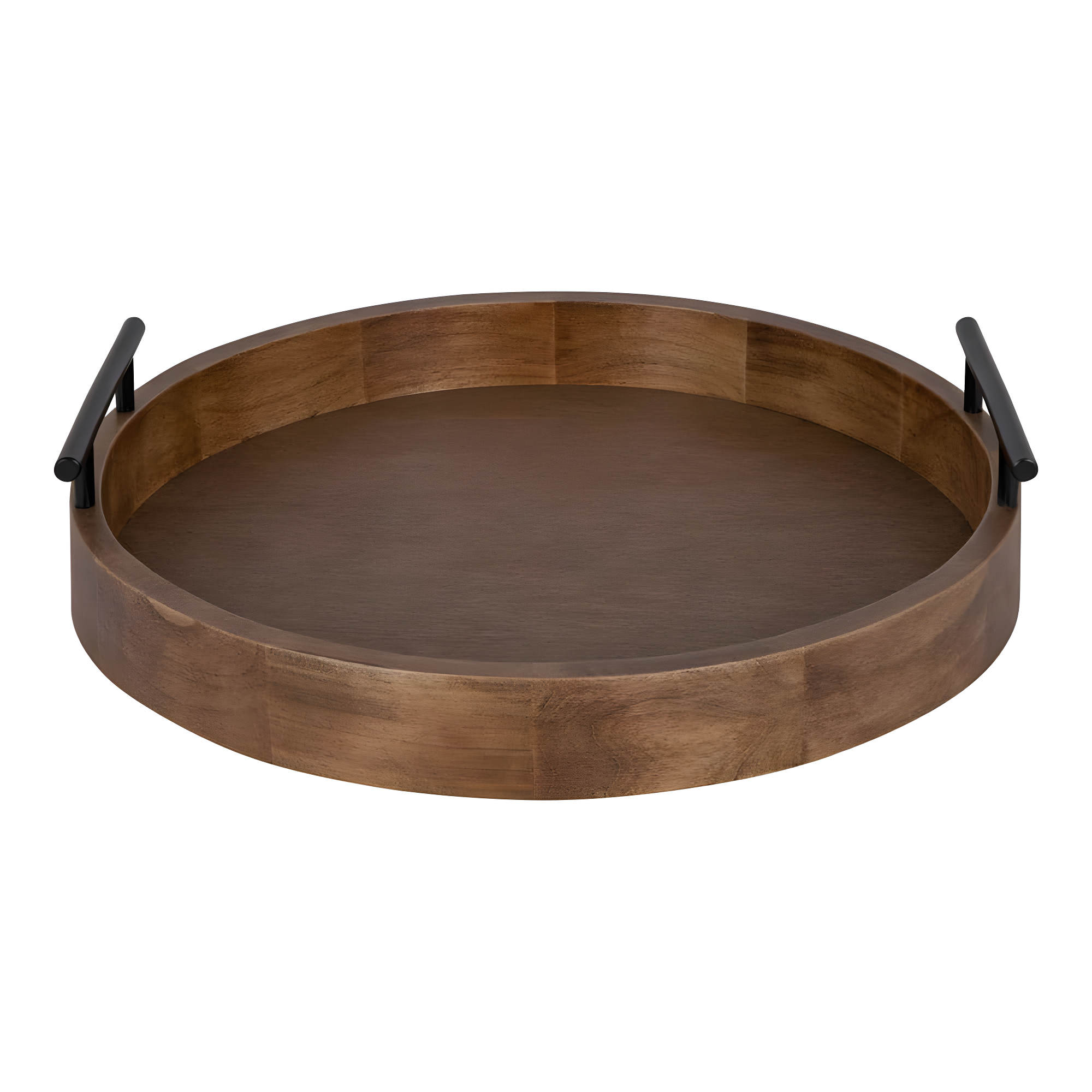 Kate and Laurel Lipton Tray, 18" Diameter, Natural
