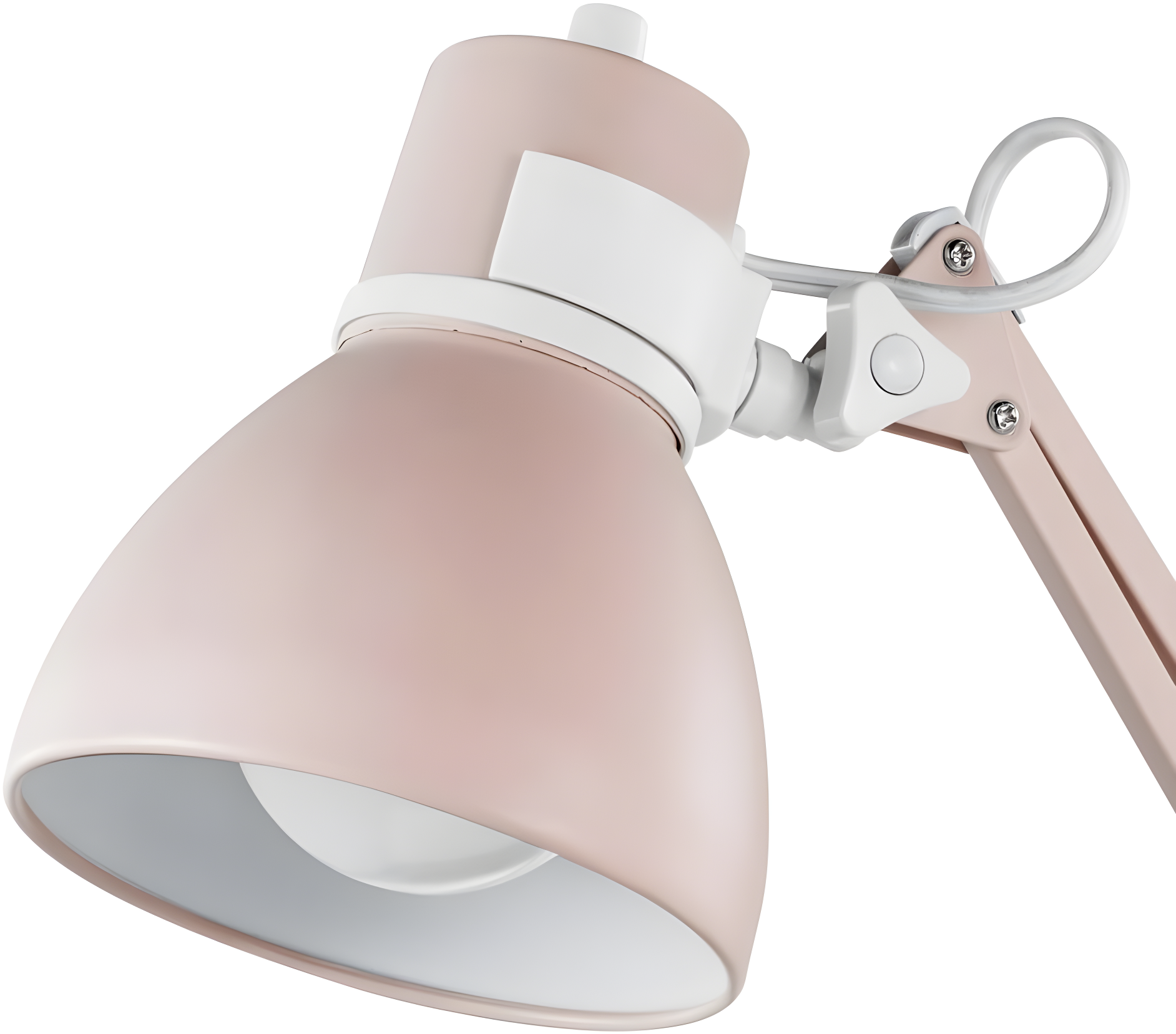 Globe Electric Architect 28" Matte Rose Swing Arm Desk Lamp