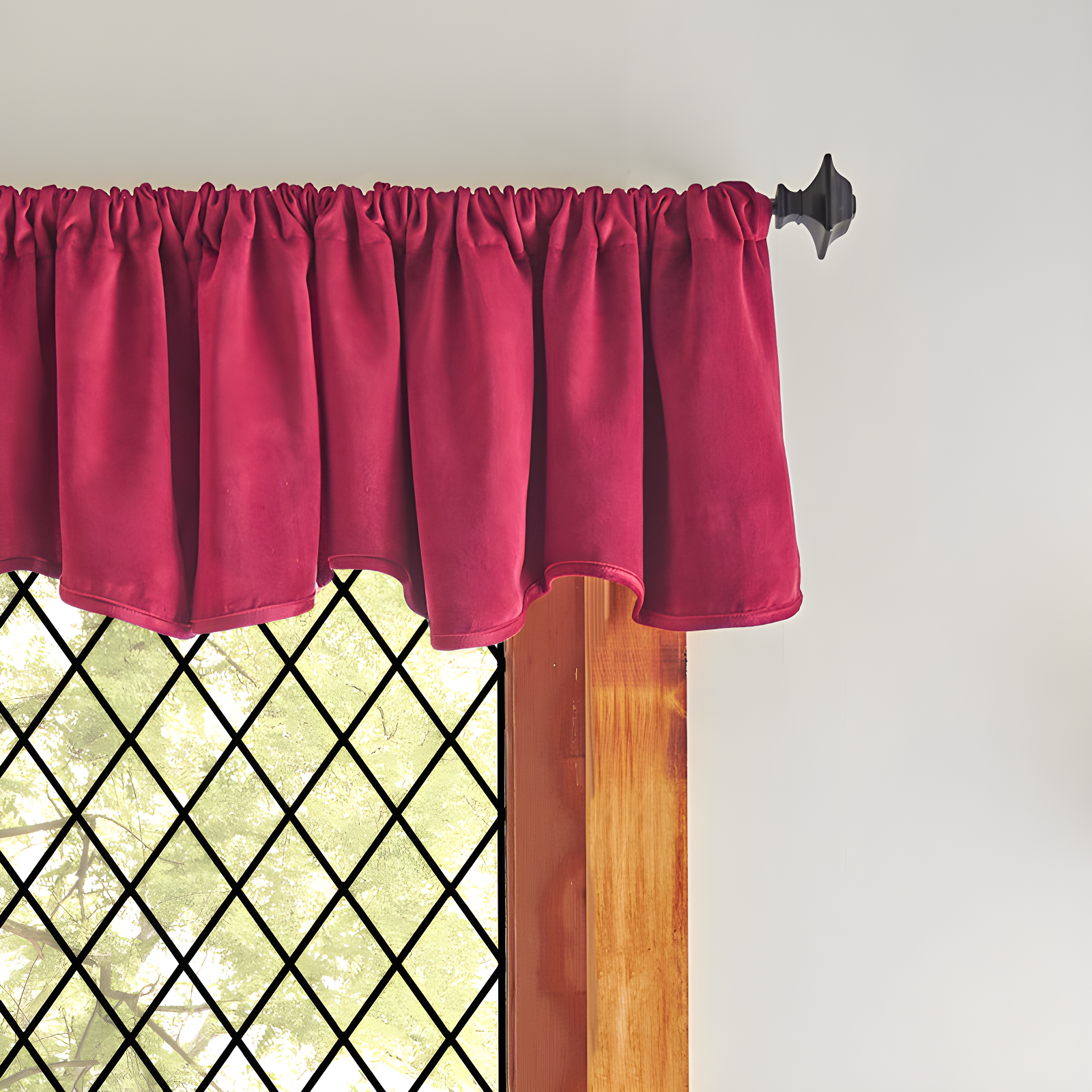 Lucca Velvet Solid Max Blackout Rod Pocket Curtain Panel