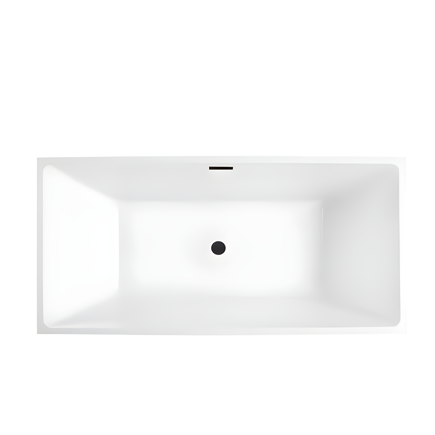 66.9" x 33" Freestanding Soaking Bathtub