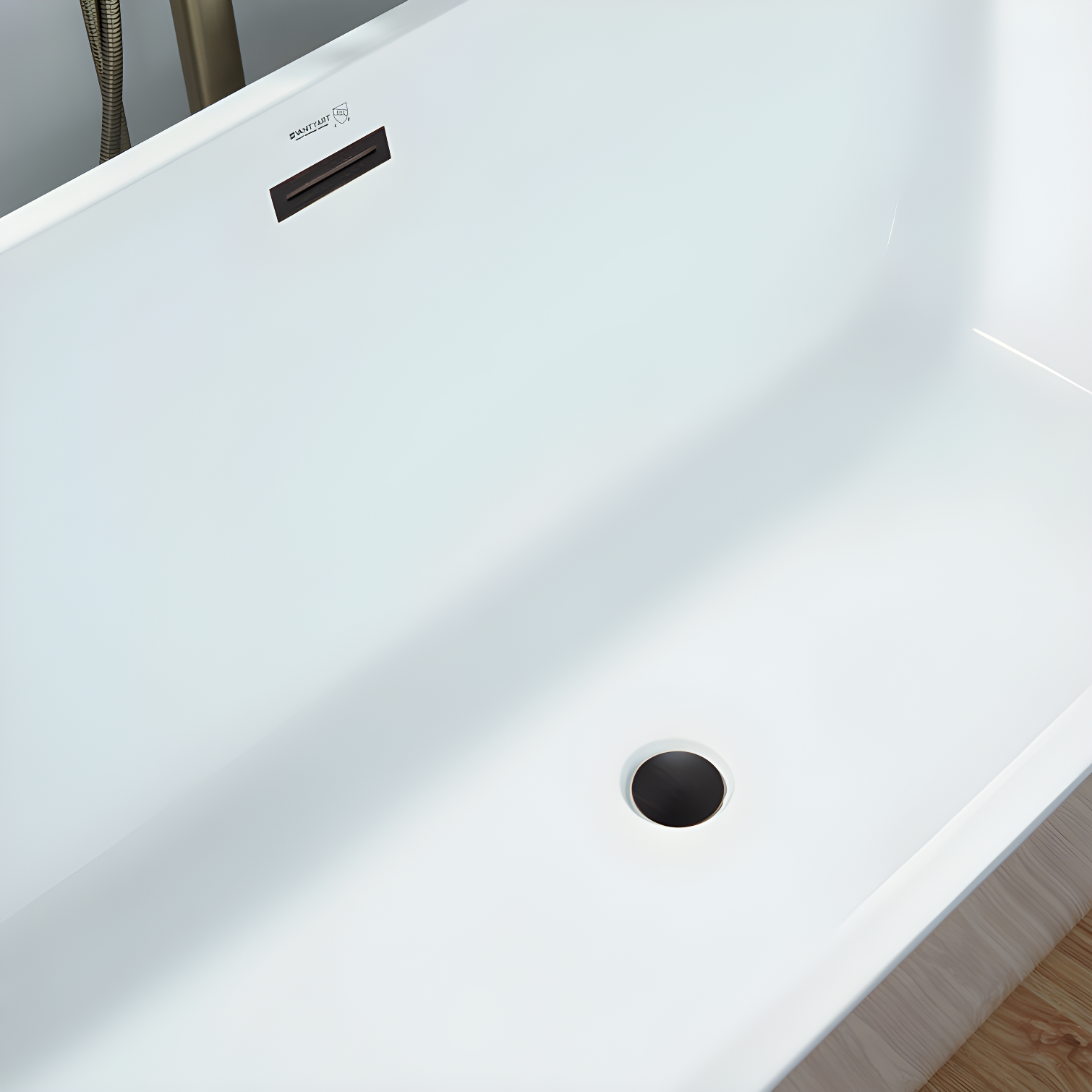 66.9" x 33" Freestanding Soaking Bathtub