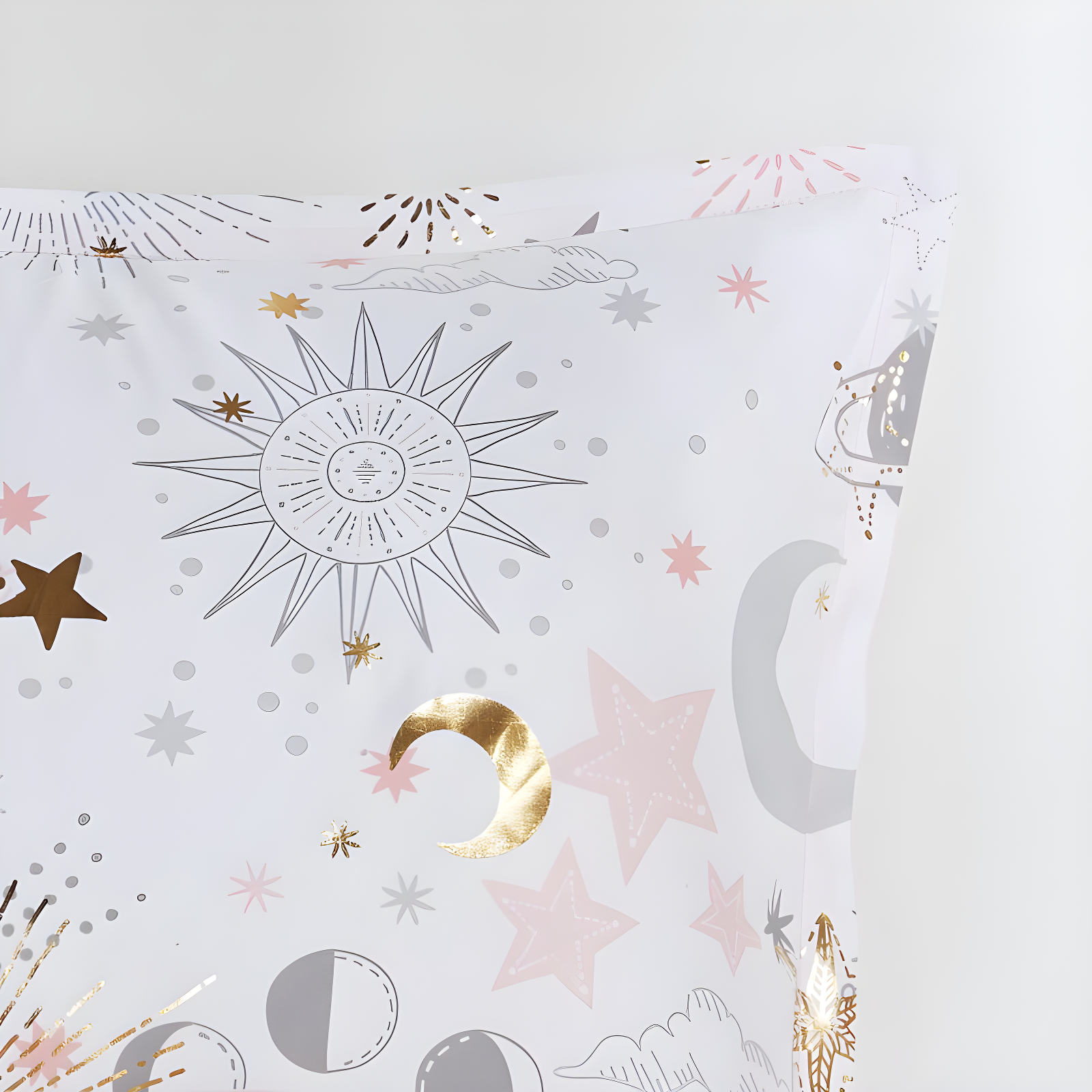 Intelligent Design Kids Celia Starry Sky Metallic Print Comforter Set