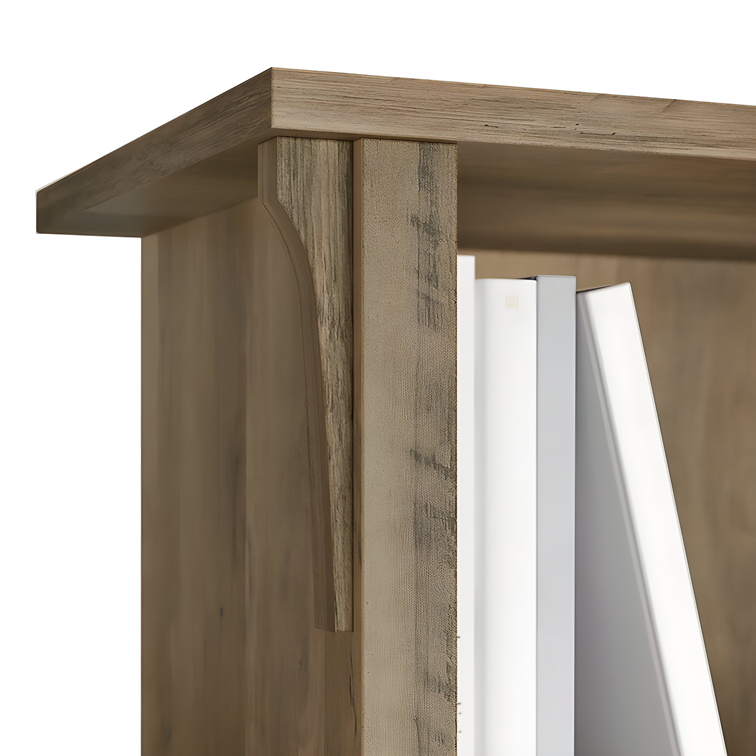 Khadesha 5 Shelf 63" Standard Bookcase