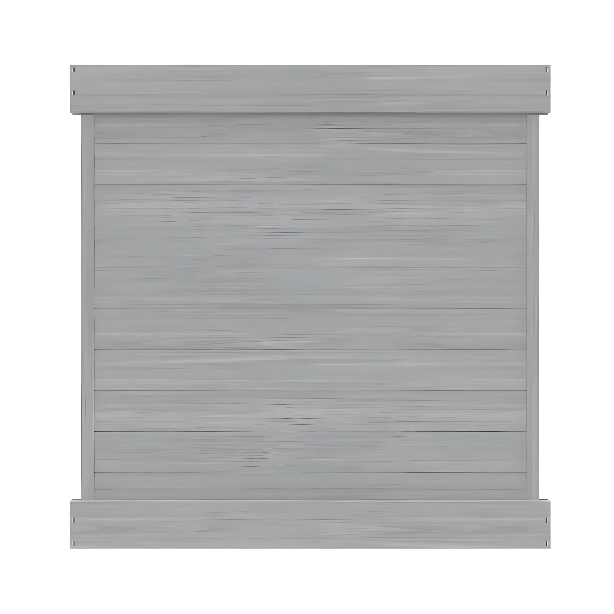 Barrette Outdoor Living Horizontal Fence Driftwood Vinyl Privacy Panel Kit