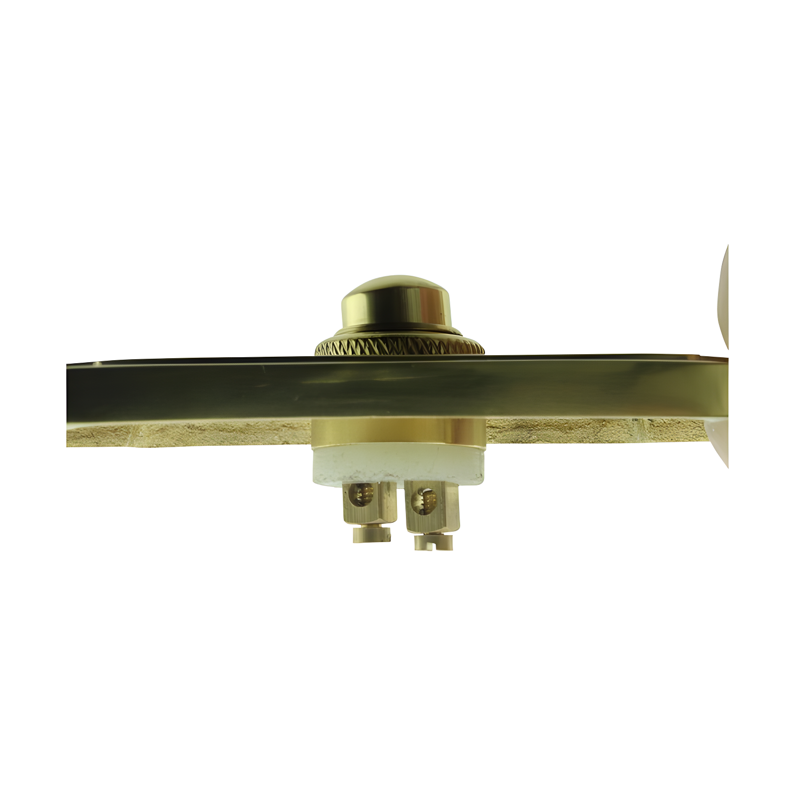 Wired Brass Door Bell Push Button 4" L Lacquered Finish