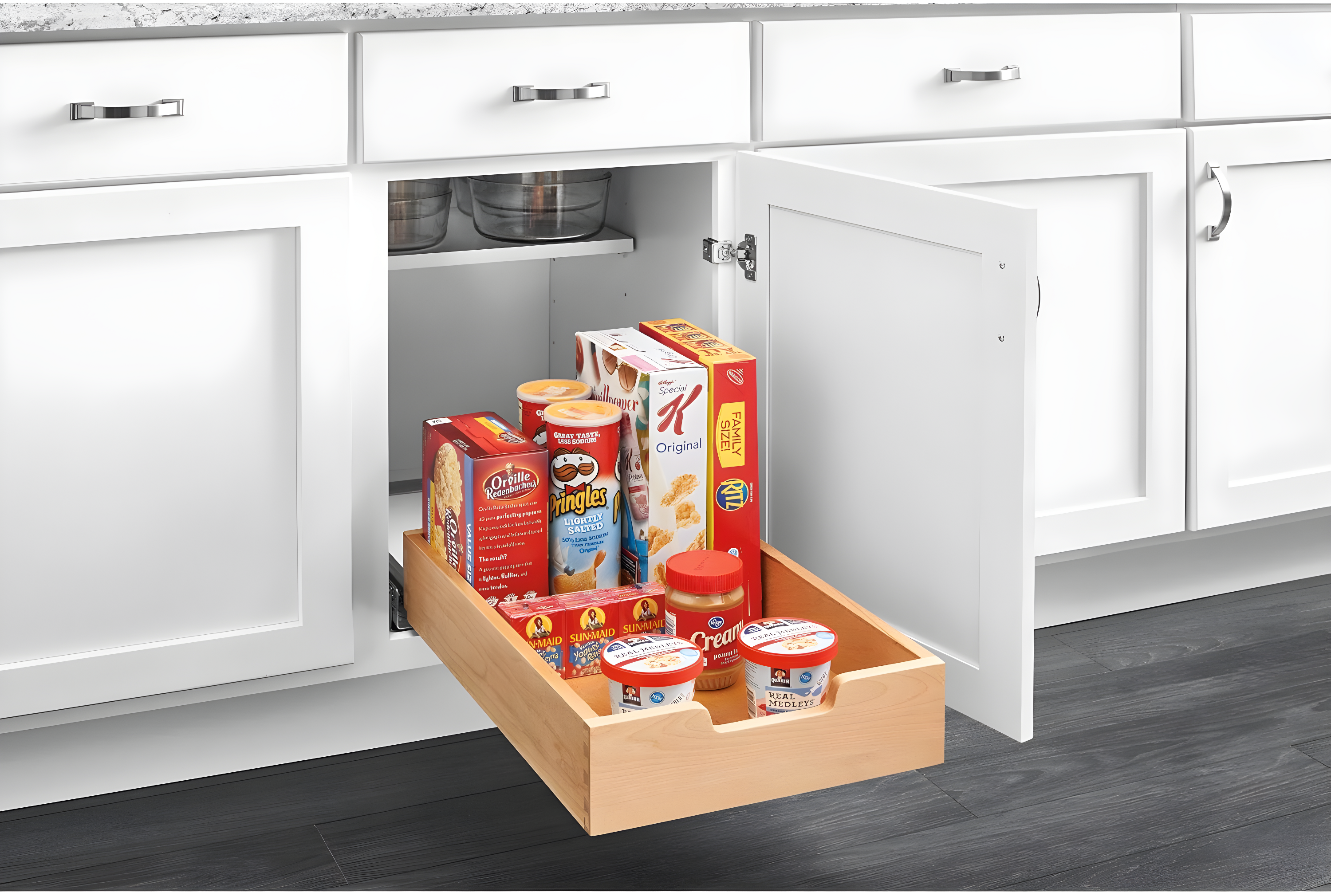 Rev-A-Shelf Rev-A-Shelf Wood Base Cabinet Pull Out Drawers with Soft Close