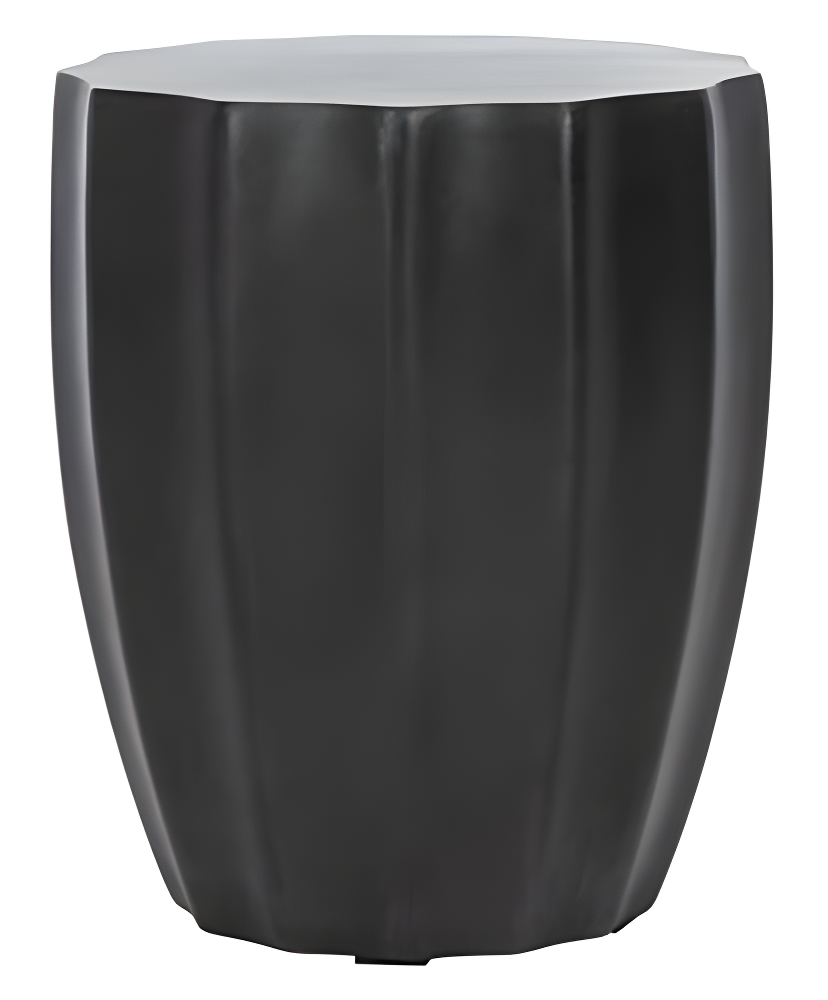 Jaslyn Accent Stool - Indoor/Outdoor - VNN1010 - Black - Safavieh