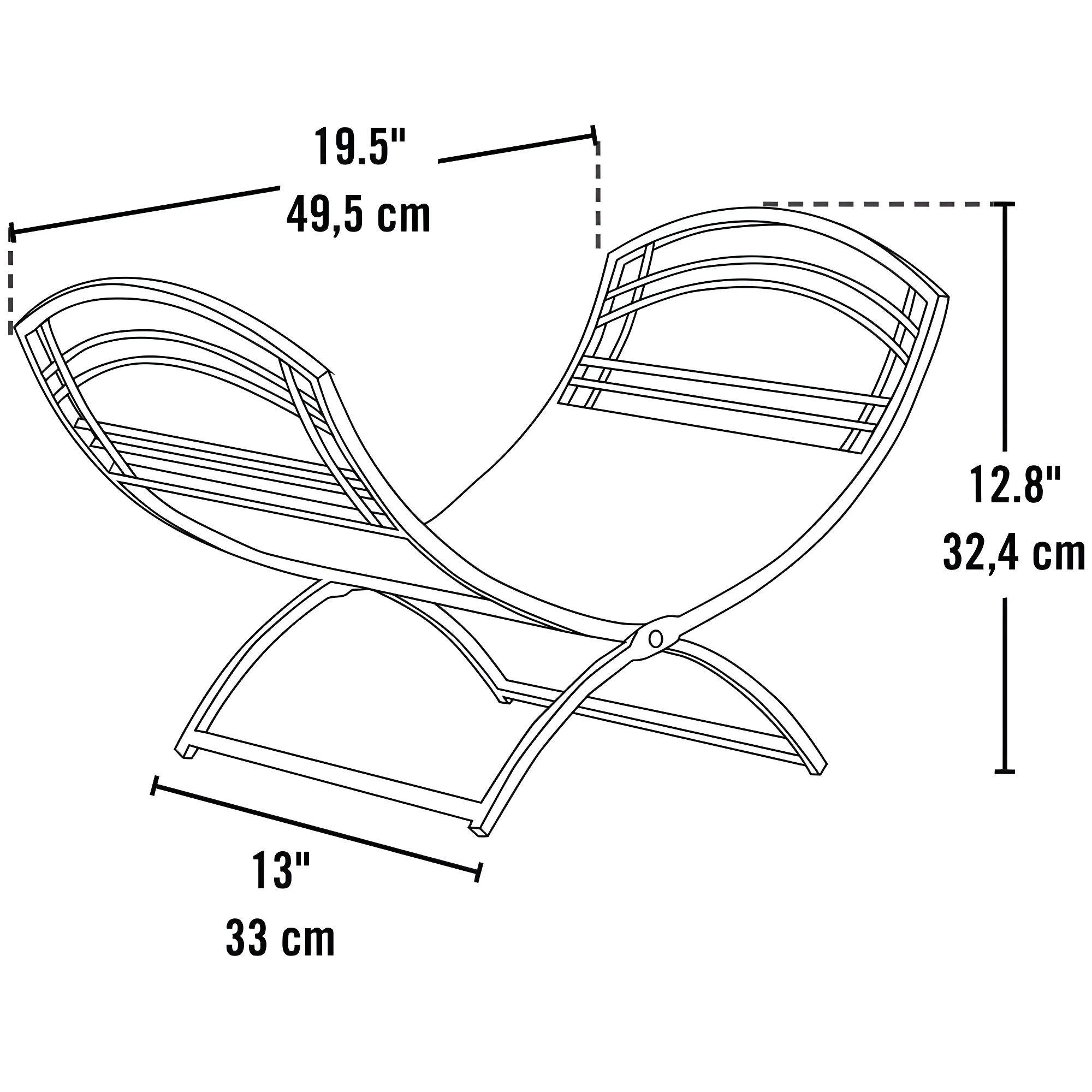 ShelterLogic Fireplace Classic Steel Log Carrier