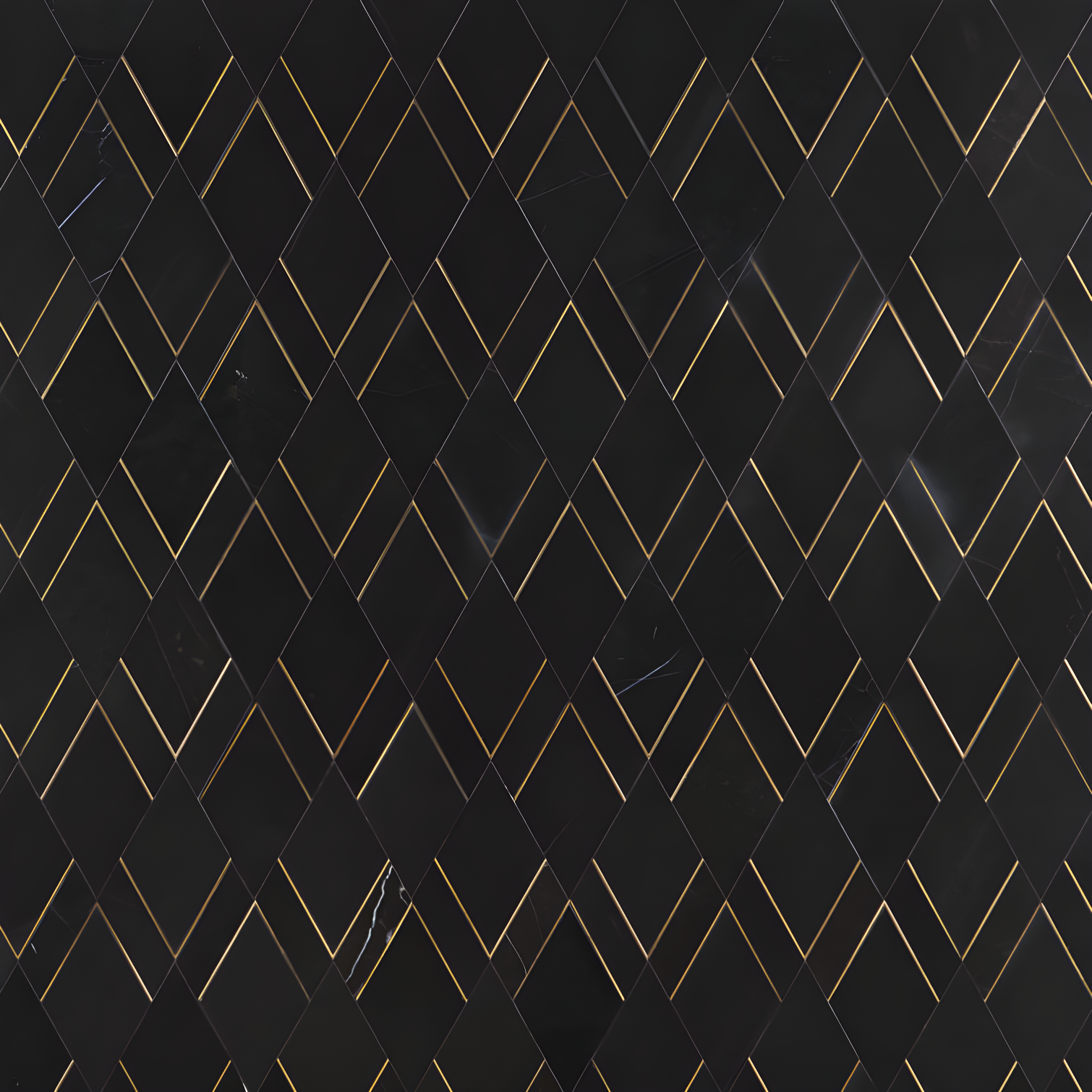 Mehko 11.81 in. x 14.96 in. Polished Marble and Brass Wall Tile