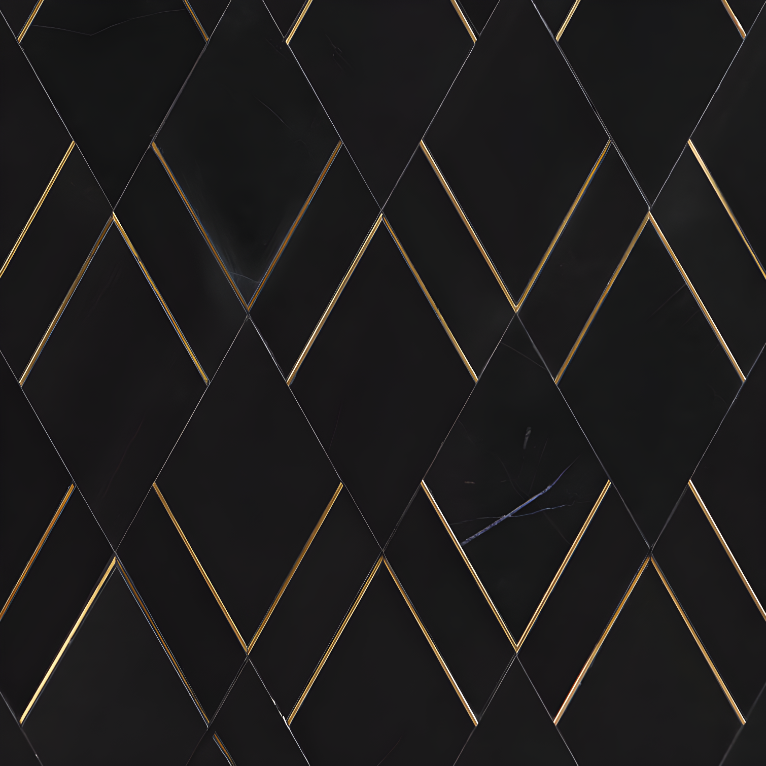 Mehko 11.81 in. x 14.96 in. Polished Marble and Brass Wall Tile