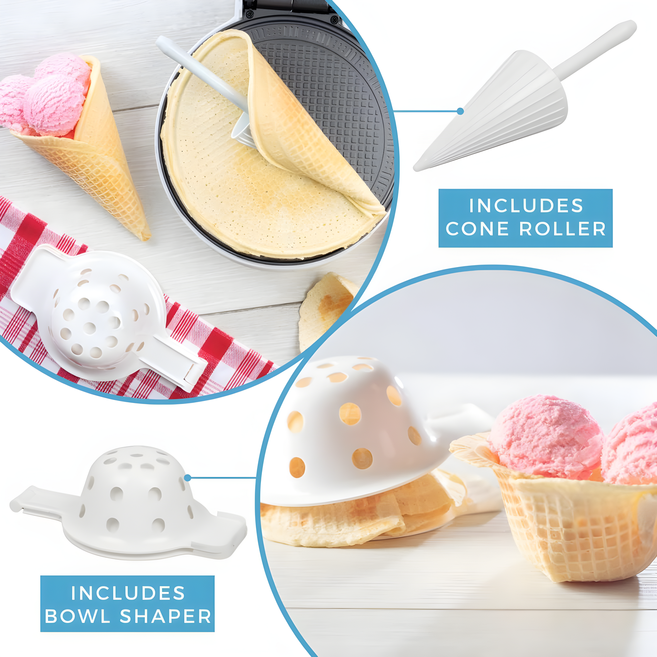 CucinaPro Non Stick Waffle Cone Maker