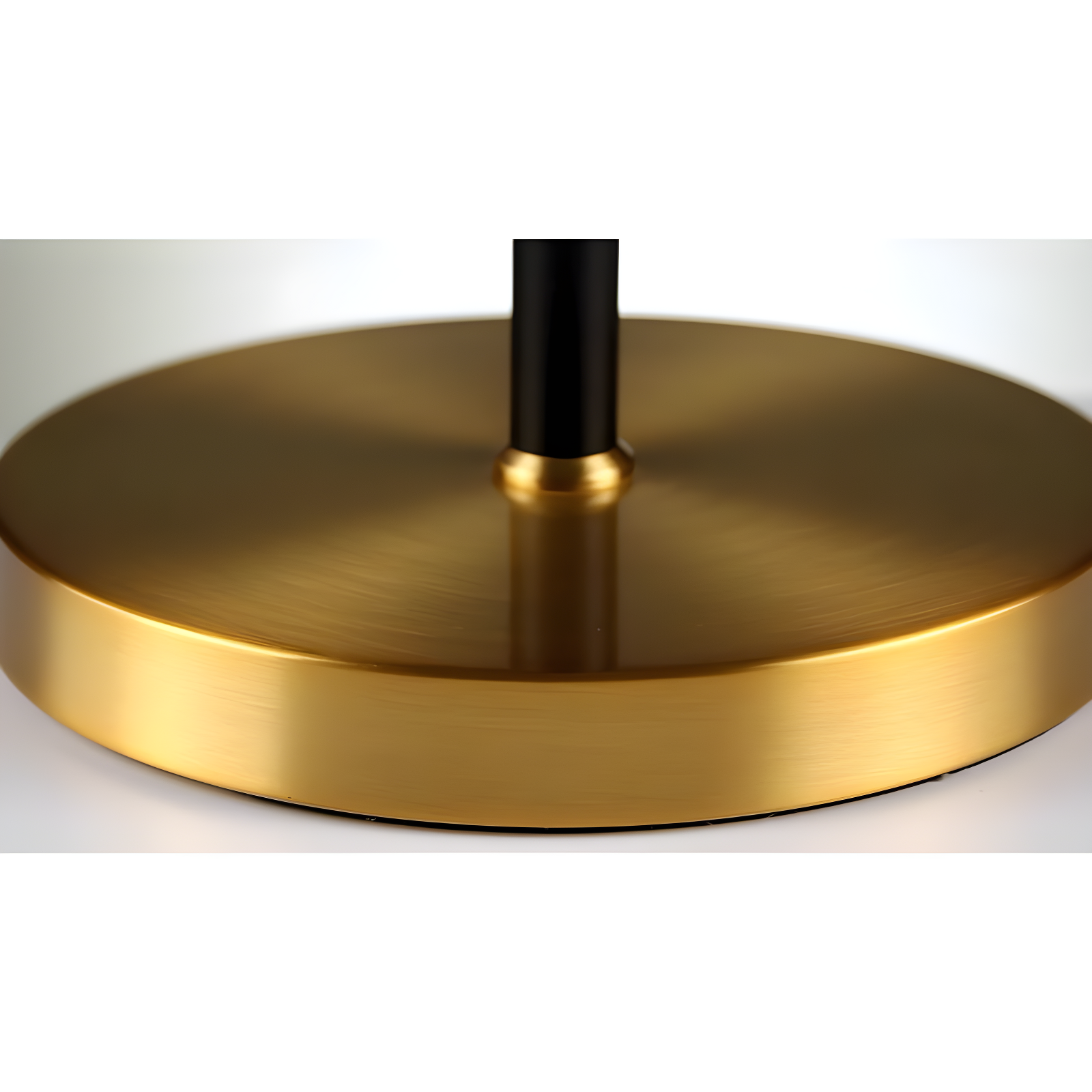 22.5" Oskar Moody Metal Desk Lamp Black/Gold (Includes LED Light Bulb) - JONATHAN Y: Modern Accent with Rotary Switch