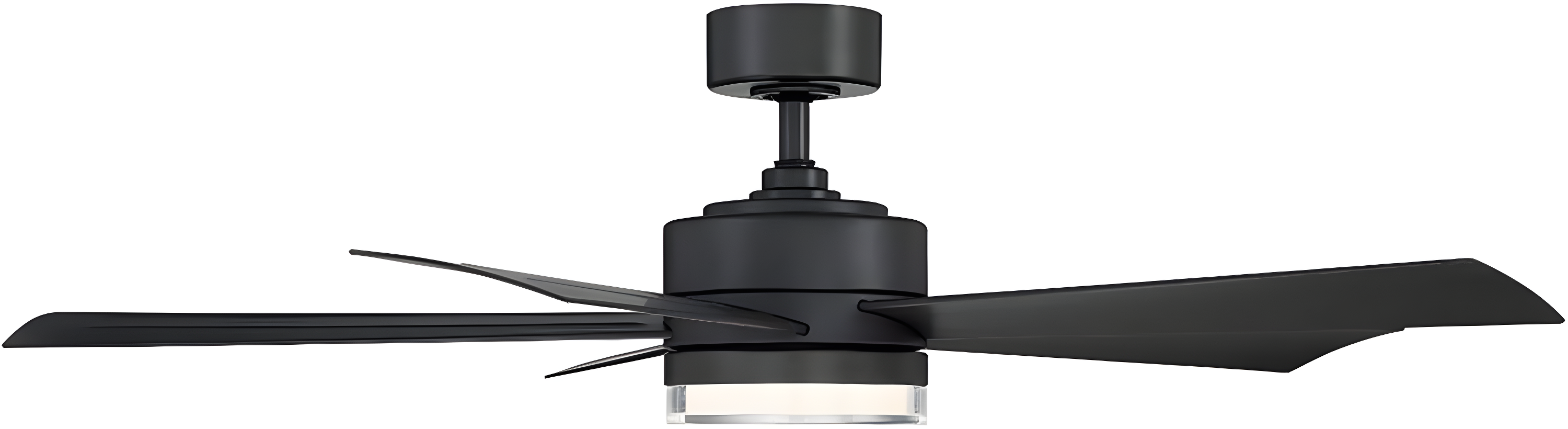 Wynd 5 - Blade Outdoor /Indoor Smart Ceiling Fan with Remote Control and LED Light Kit Included, Works With Alexa and iOS or Android App