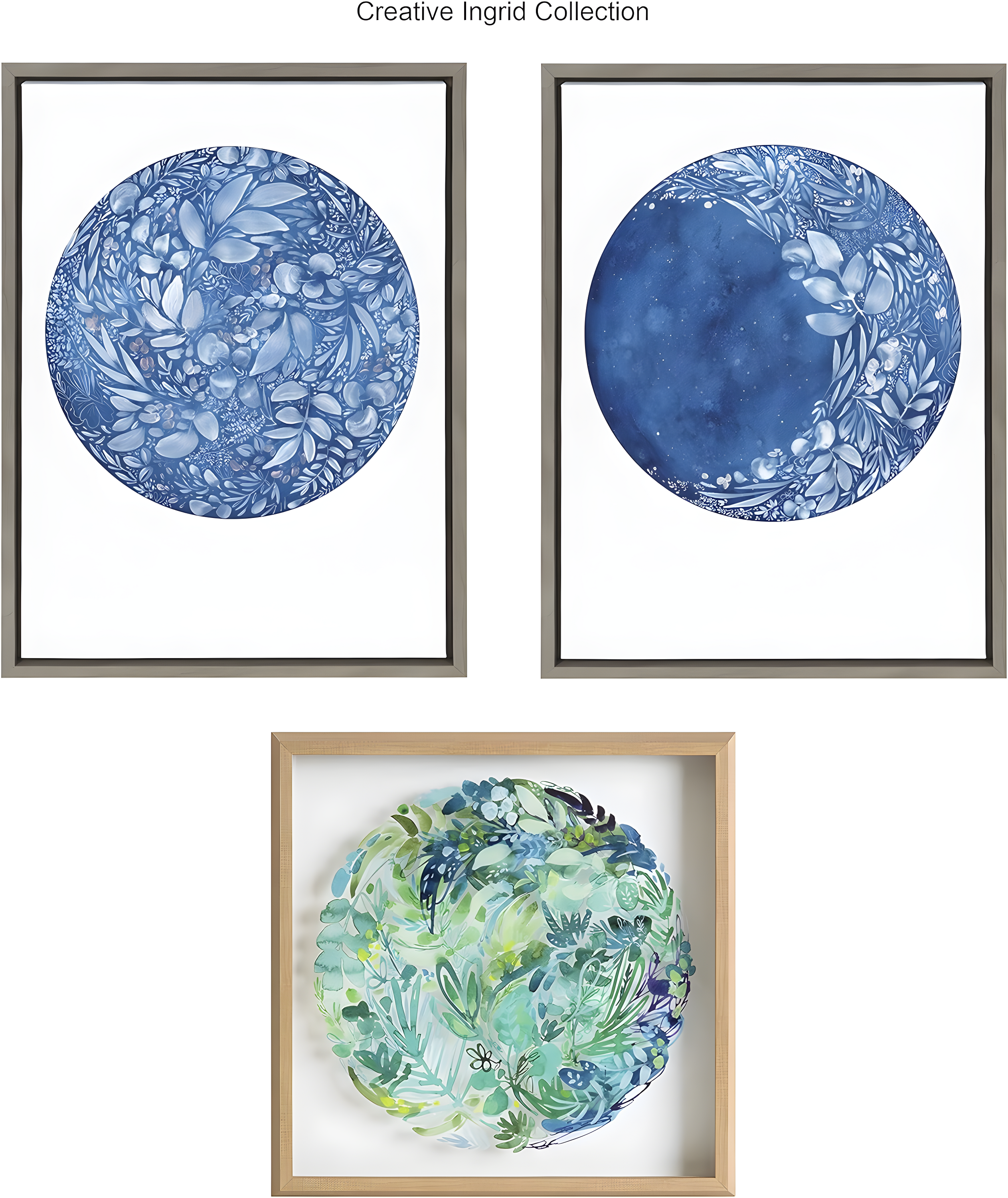 Red Barrel Studio® " Soulmate " by Creative Ingrid 3 - Pieces Painting Print
