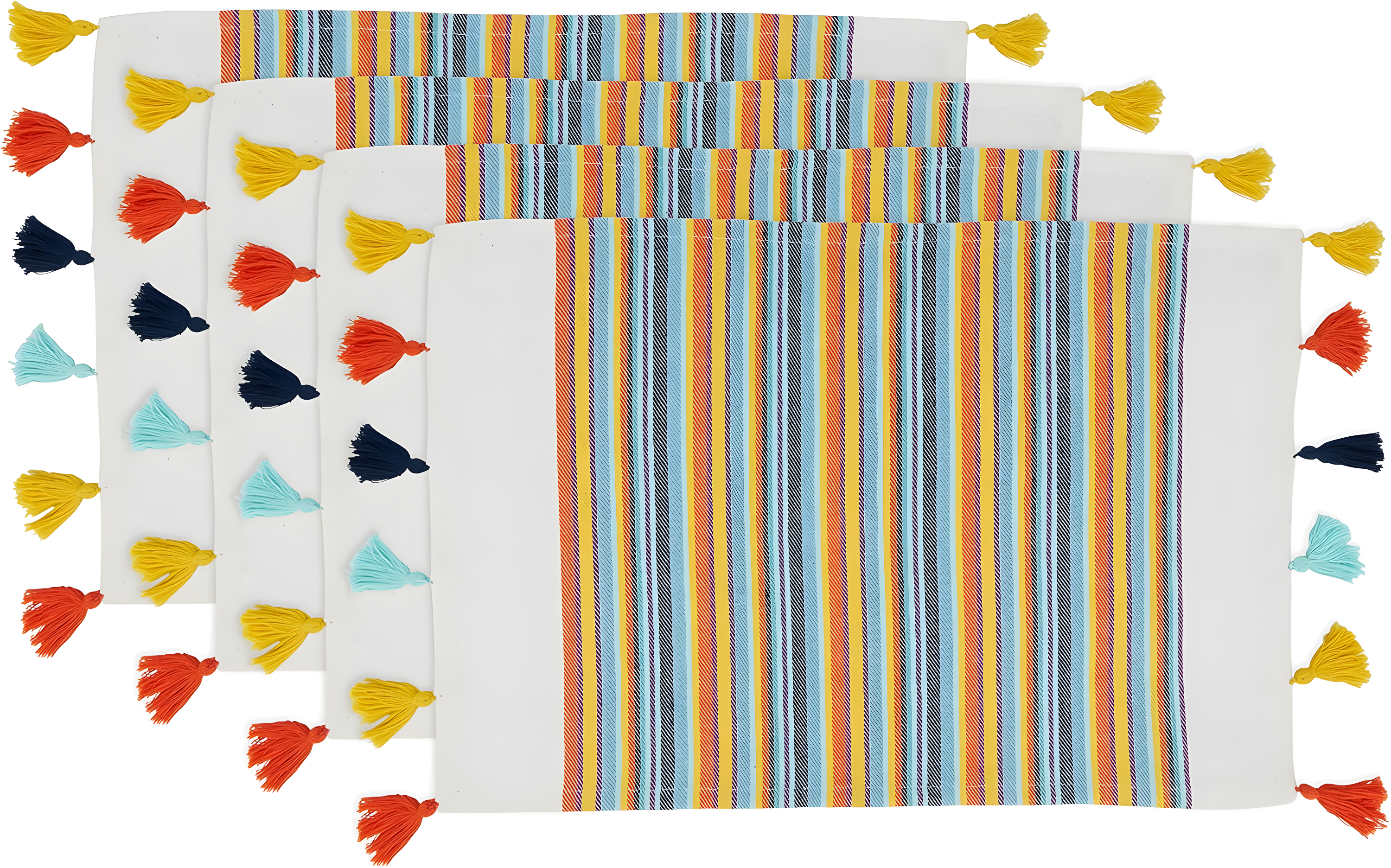 Saro Valentina Color Splash Placemat (Set of 4)