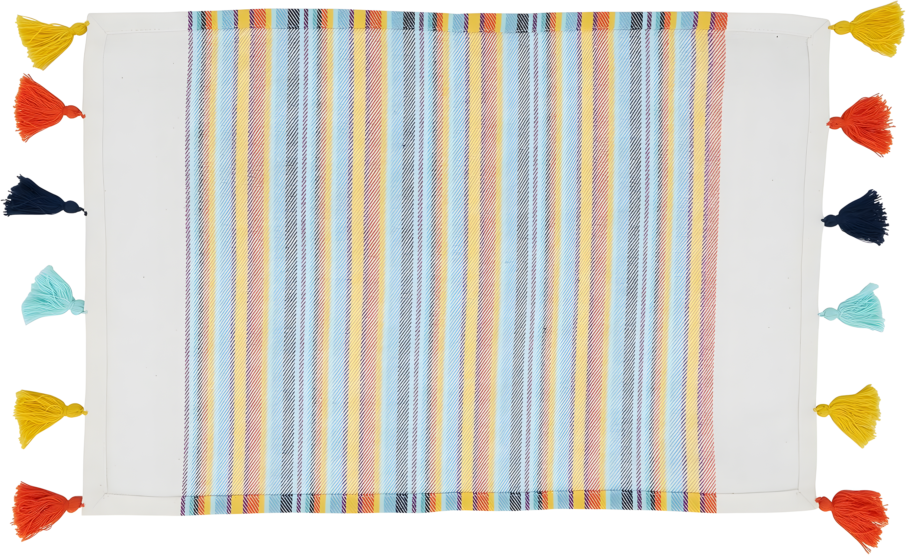 Saro Valentina Color Splash Placemat (Set of 4)