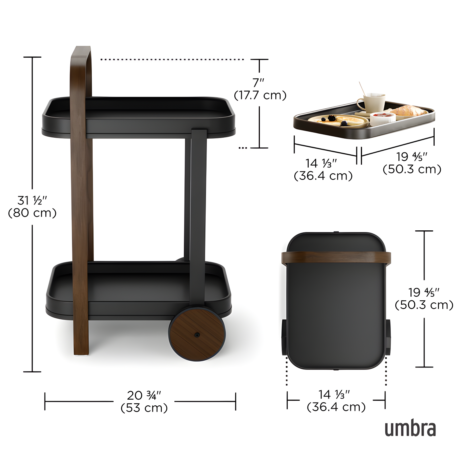 Bellwood Bar/Storage Cart