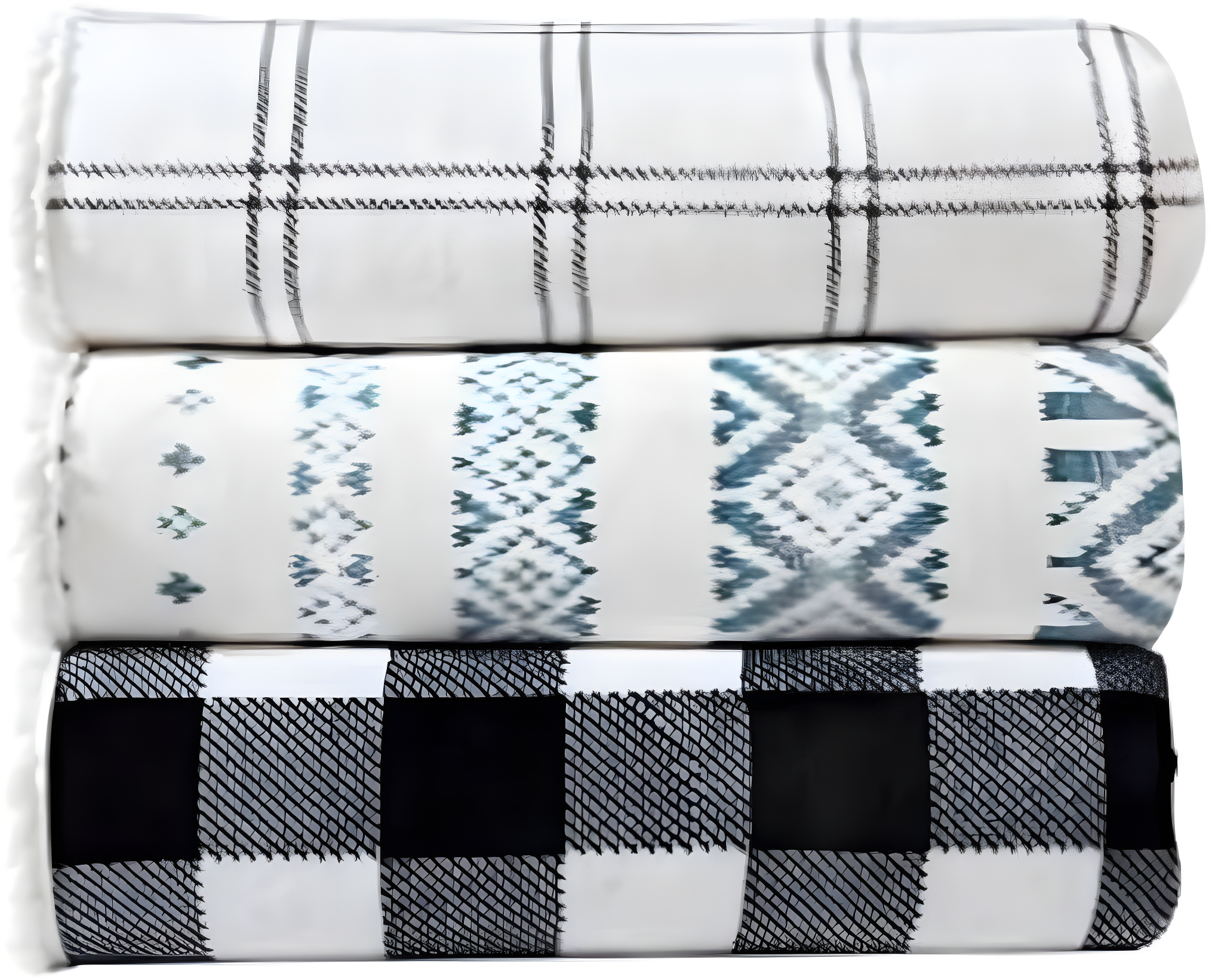 Eddie Bauer Eddie Bauer Plush Plaid Sherpa Reversible Blanket