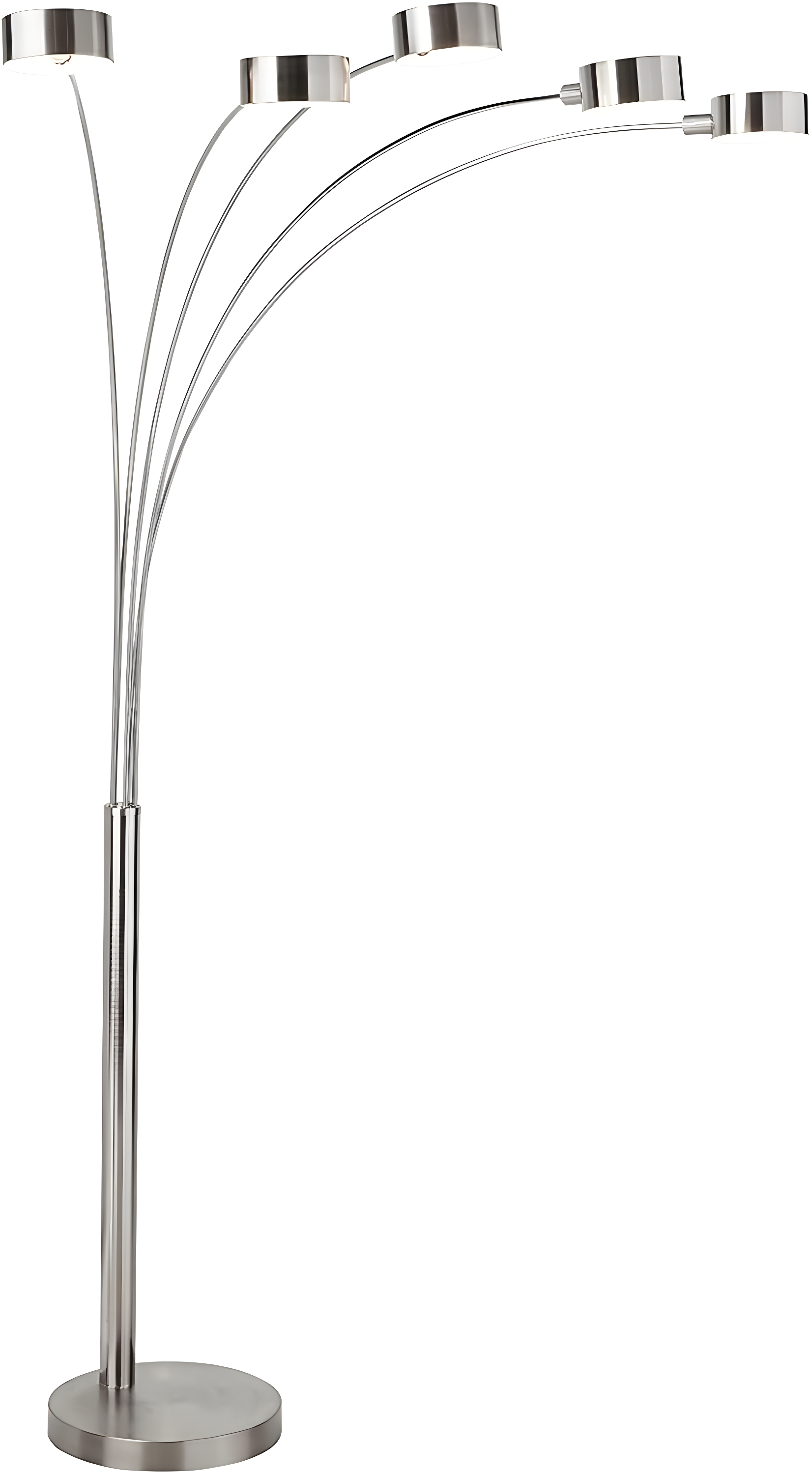 Wade Logan® Alisson 88'' Brushed Nickel Tree Floor Lamp