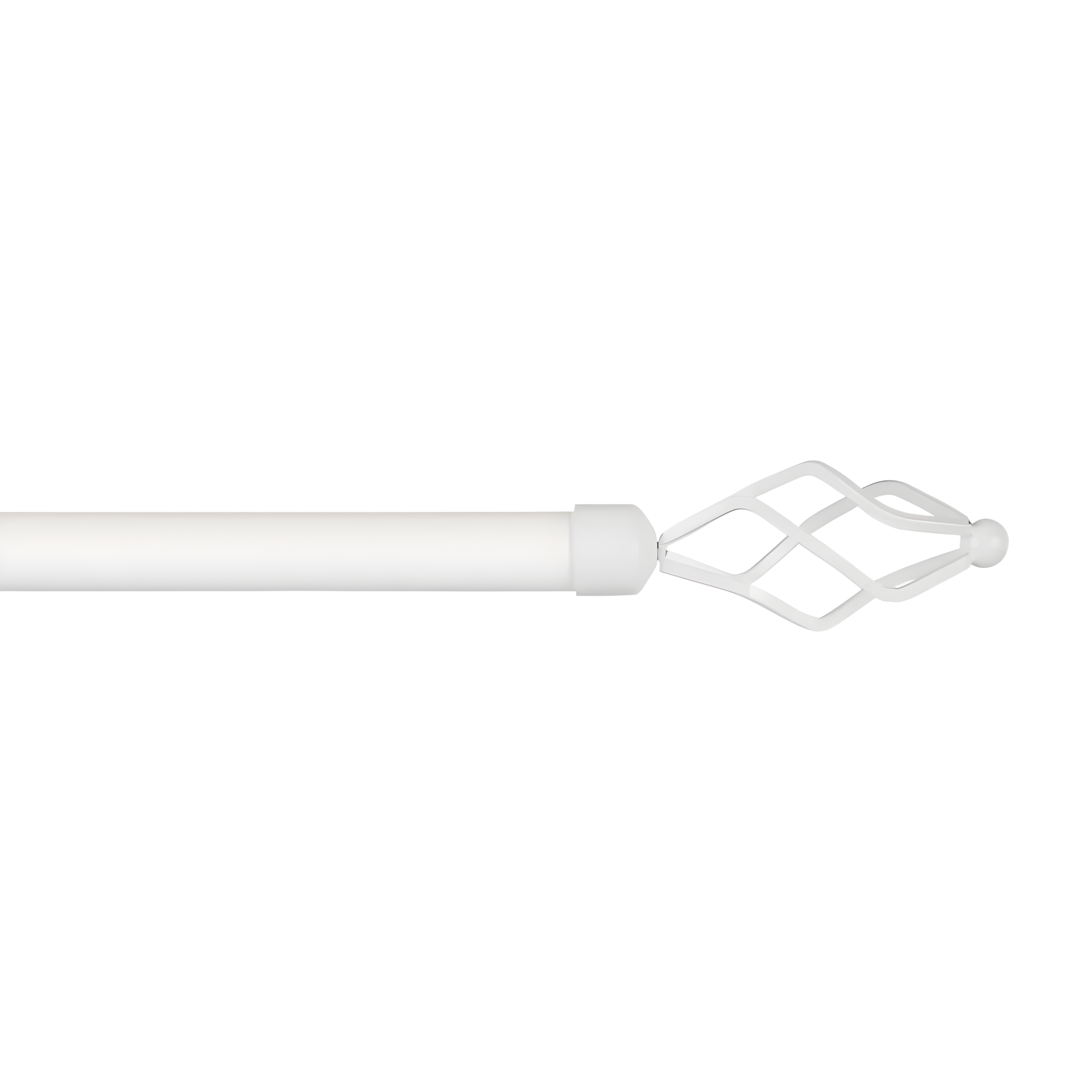 Amalgamated Textiles Adjustable Single Curtain Rod