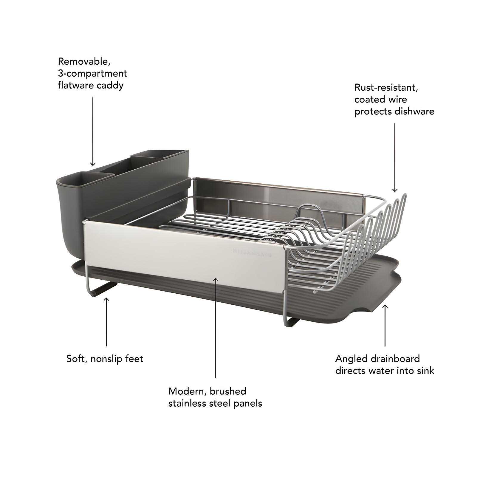 KitchenAid® KitchenAid® Full Size Expandable Dish-Drying Rack