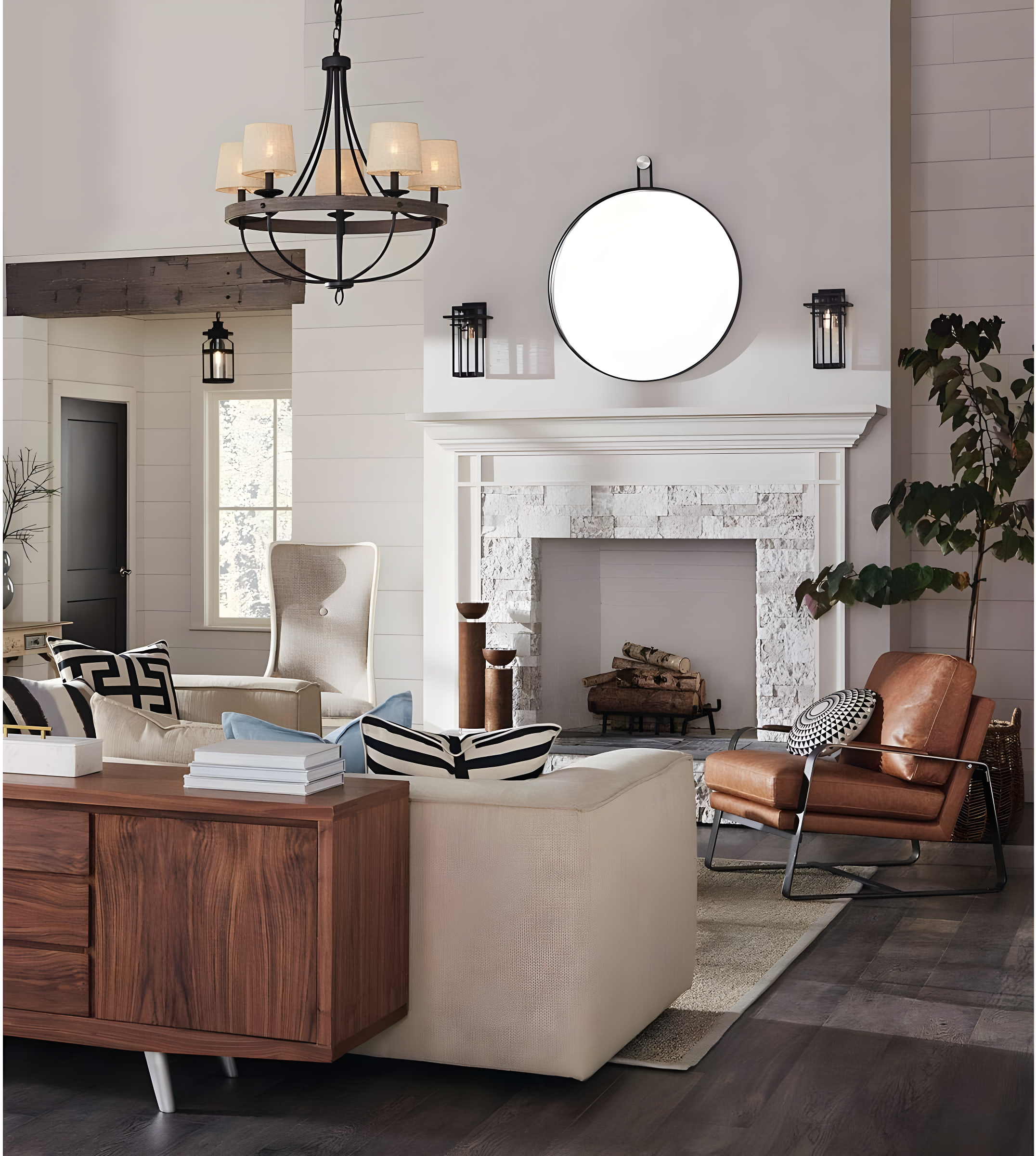 Natural Burlap Accessory Shade