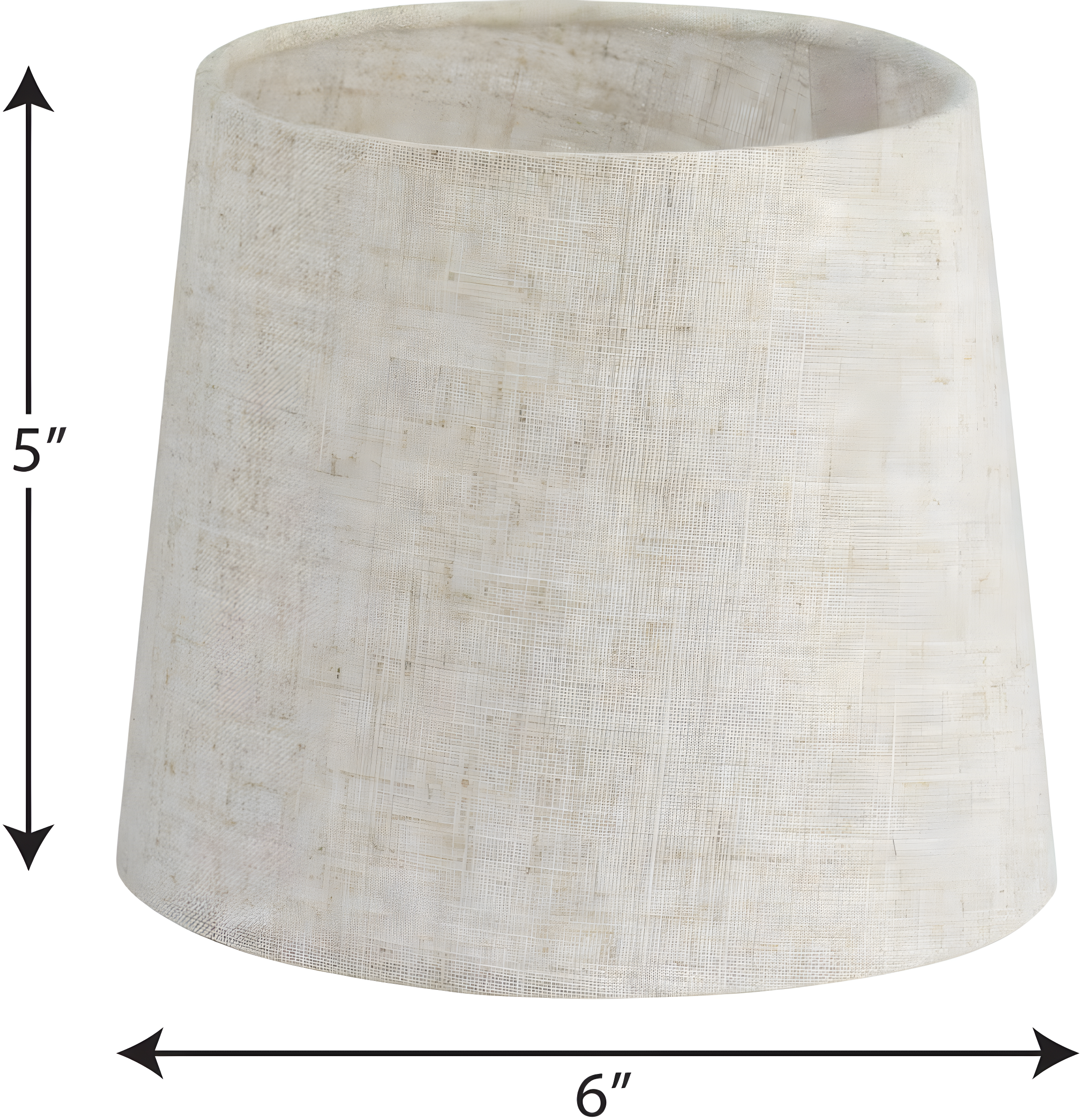 Natural Burlap Accessory Shade