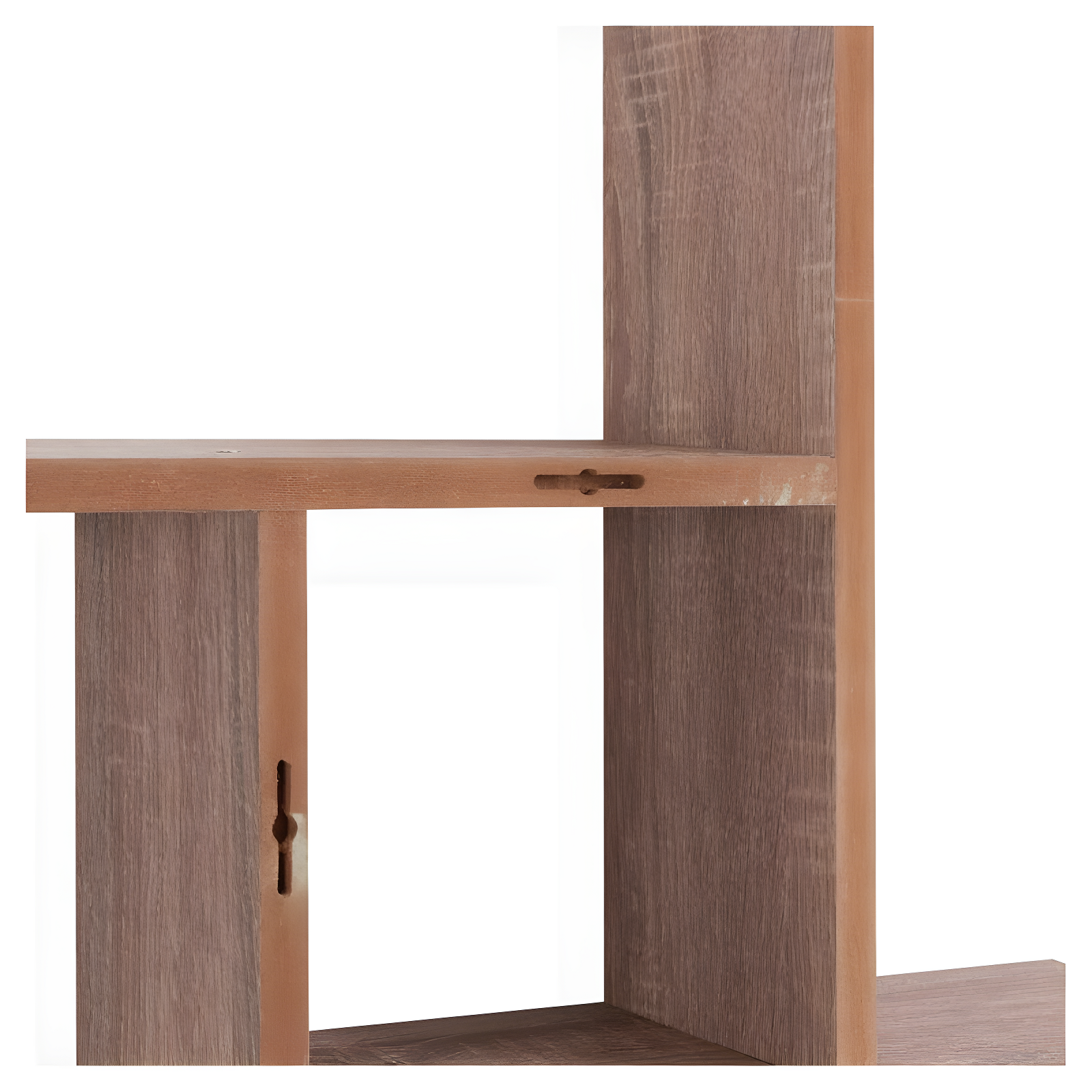 40" x 24" Cantilever Wall Shelf Weathered Oak - Danya B.: Modern Laminated MDF Floating Display