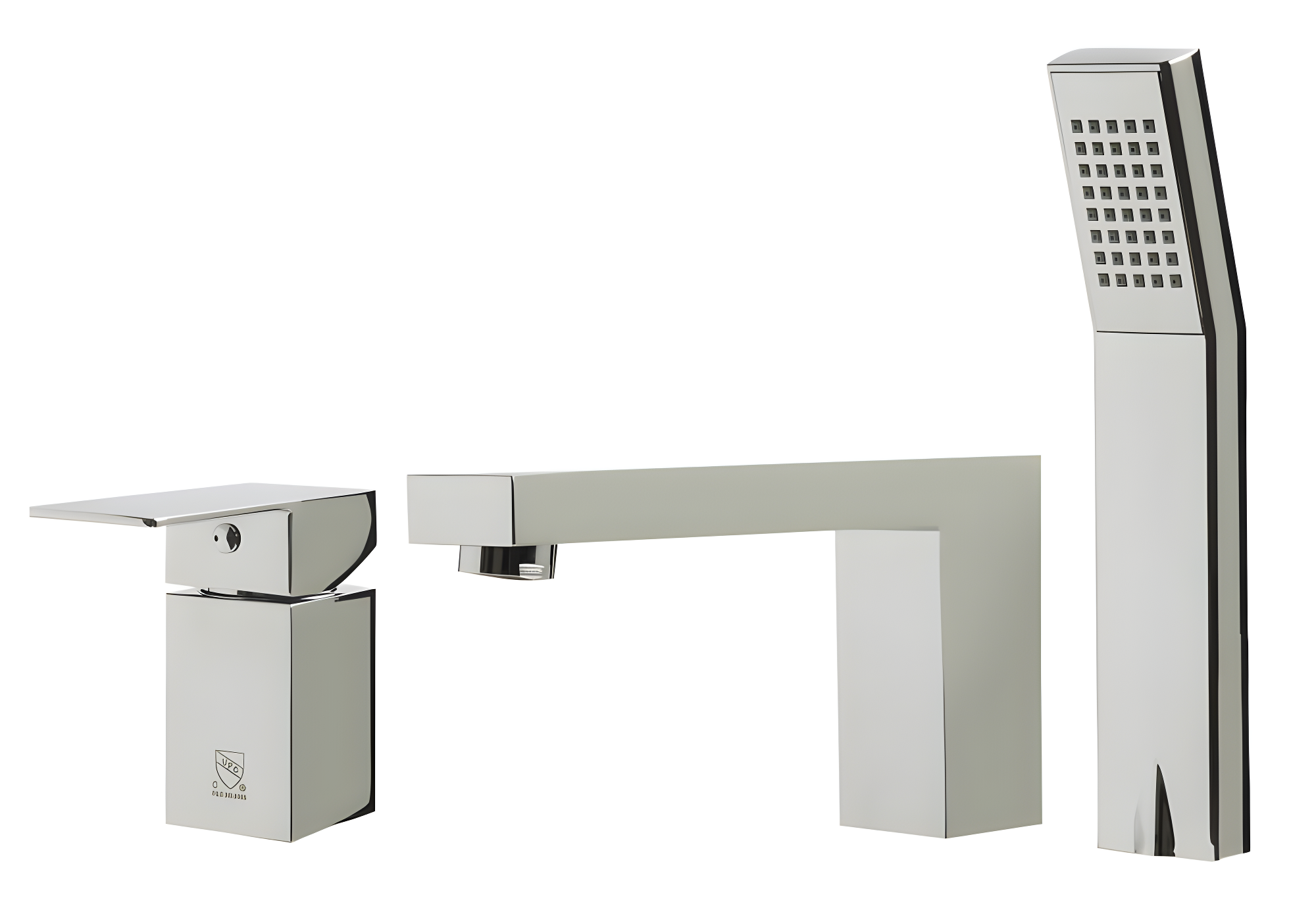 1 Handle Deck Roman Tub Faucet with Diverter