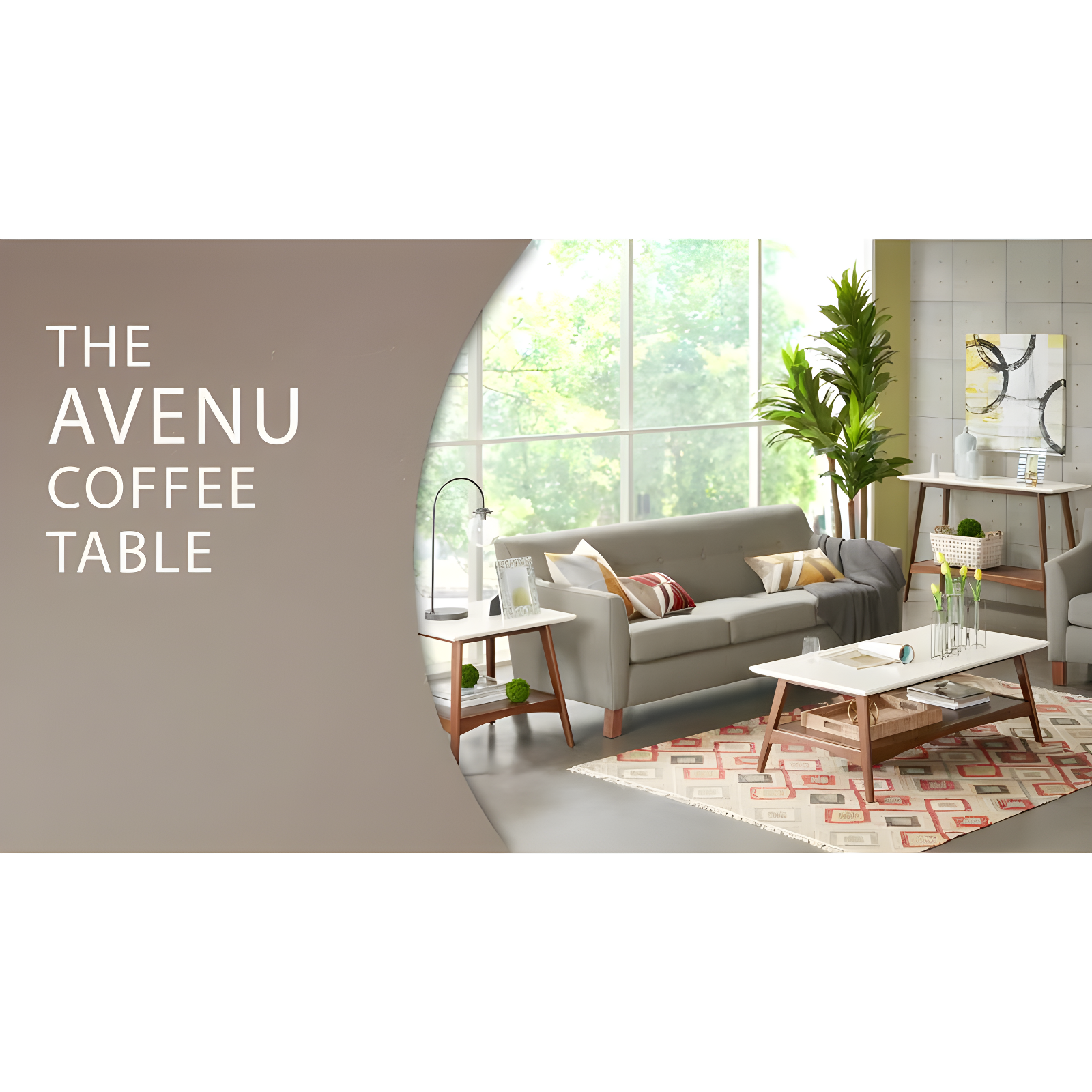 Parker 4 Legs Coffee Table with Storage