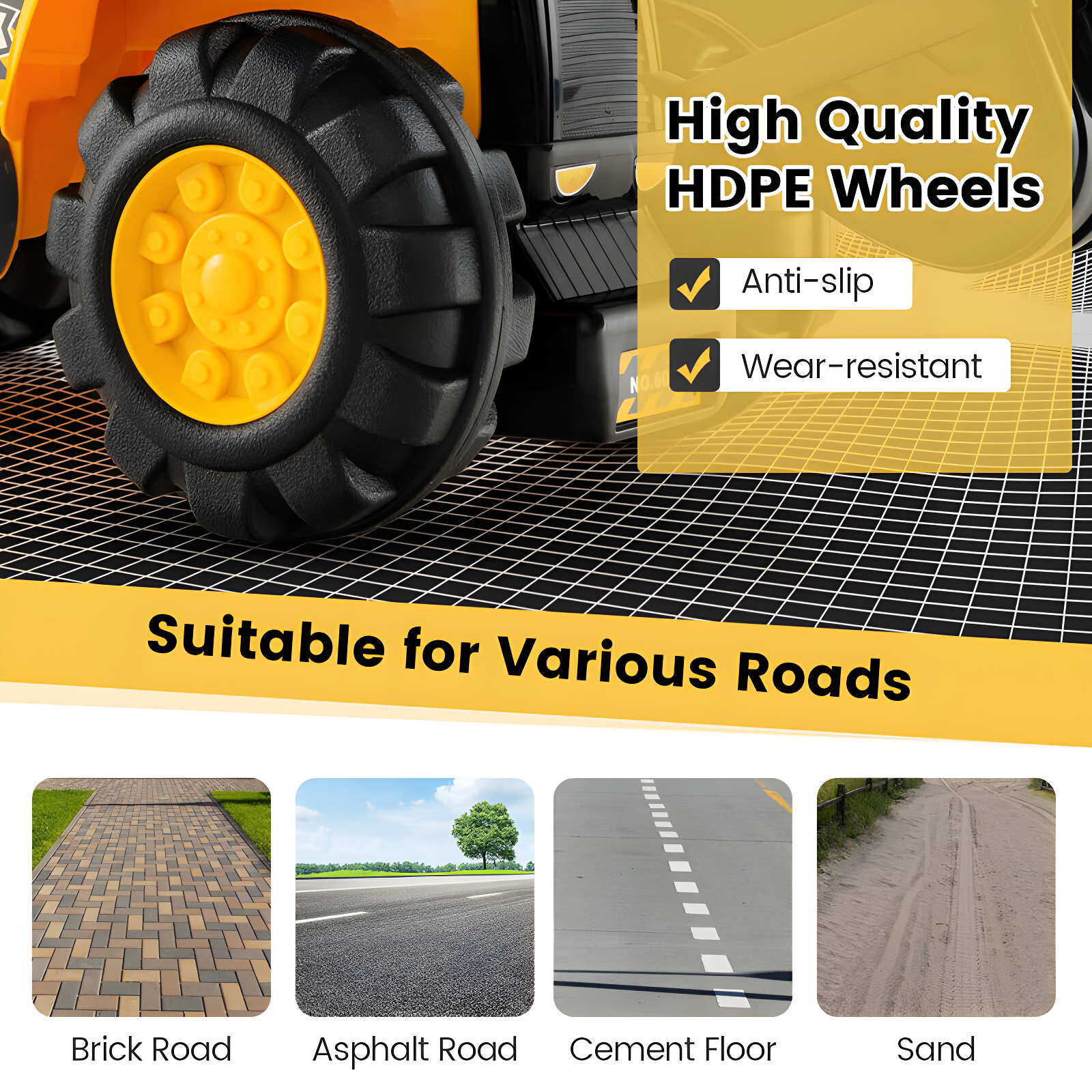 Costway Costway 1 Seater Tractors / Construction