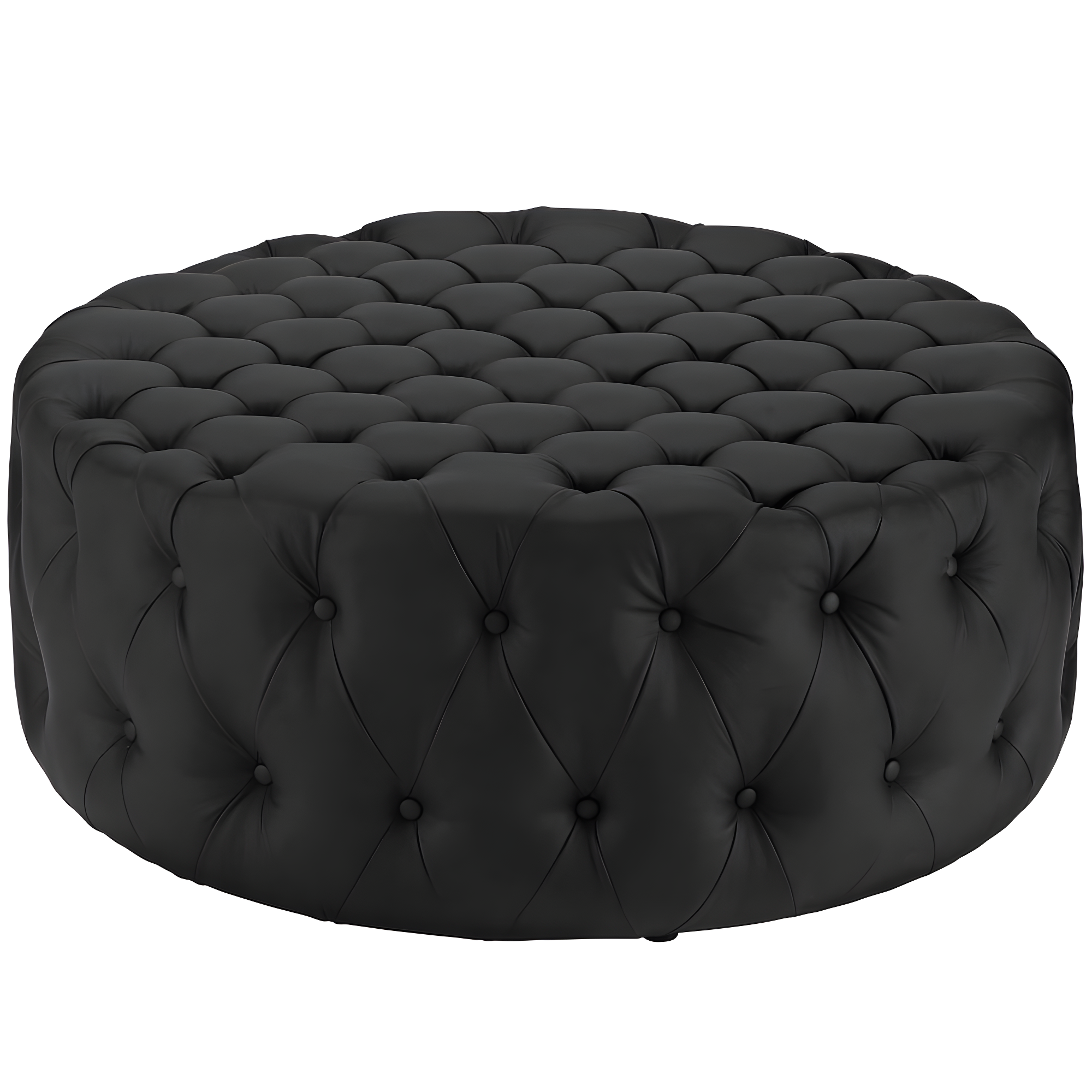 Modway Copper Grove Harrison Blue Amour Fabric Ottoman