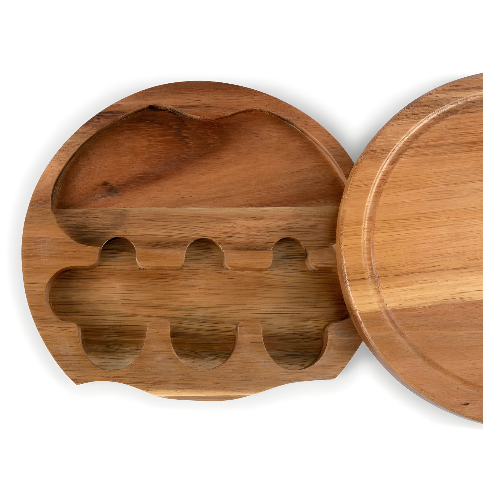 Millwood Pines Brie Cheese Board and Knife Set Wood Cutting Board Set