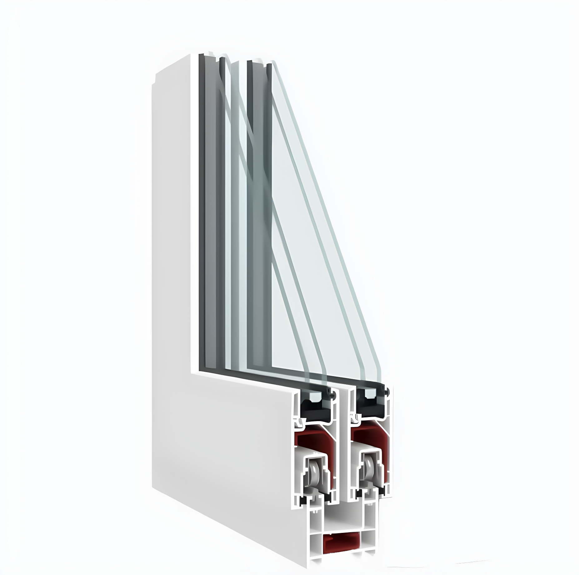 VDomDoors 8166 80'' Double Pane Patio Doors