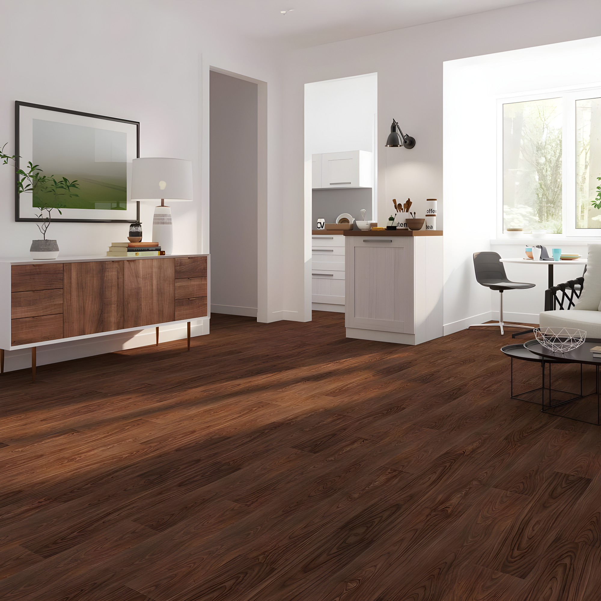 Lucida USA BaseCore 12mil x 6" W x 36" L Peel and Stick Luxury Vinyl Plank Flooring