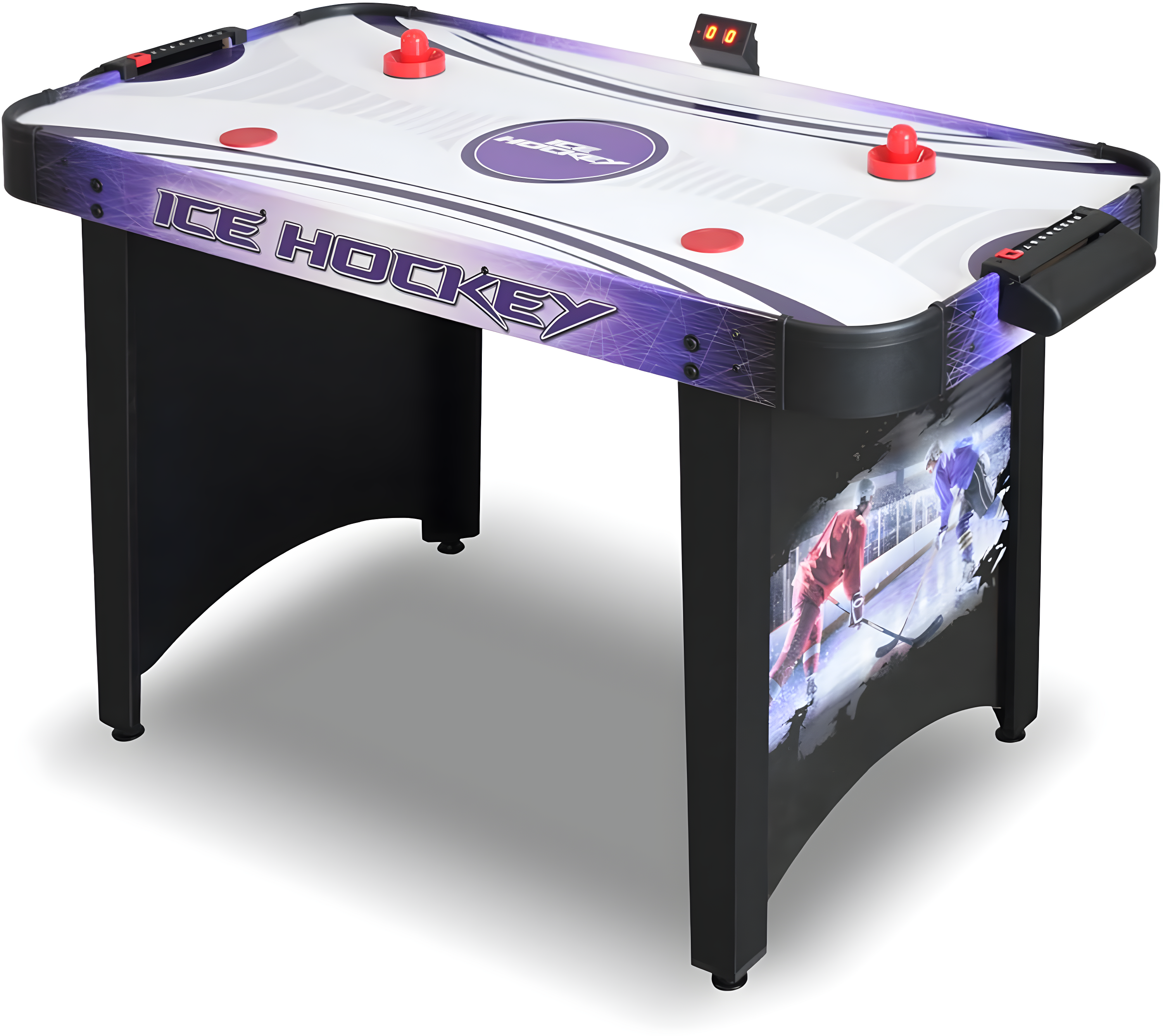 Hathaway Games Hat Trick 54" 2 -Player Air Hockey Table with Manual Scoreboard