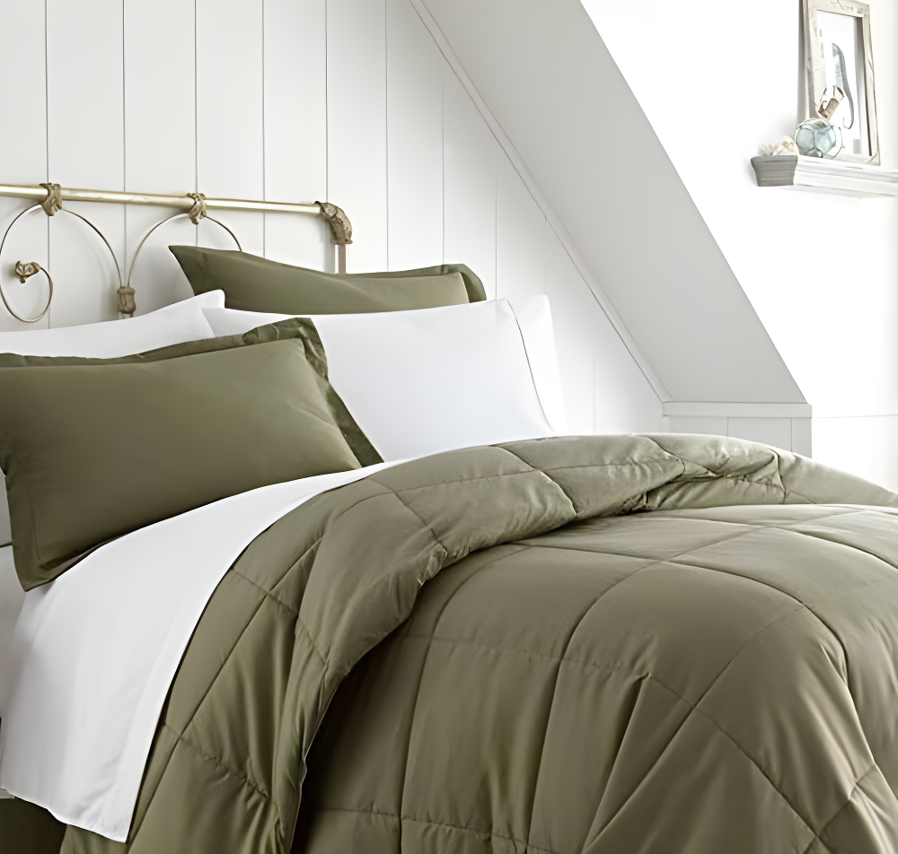 IEnjoy Home Simply Soft 8 Piece Microfiber Complete Bedding Set